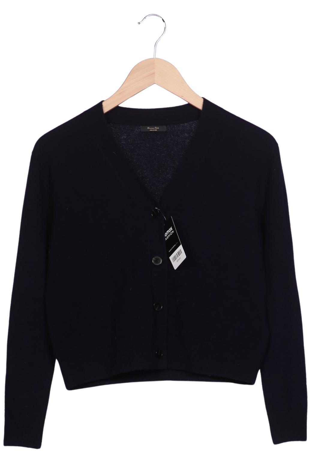 

Massimo Dutti Damen Strickjacke, marineblau, Gr. 34