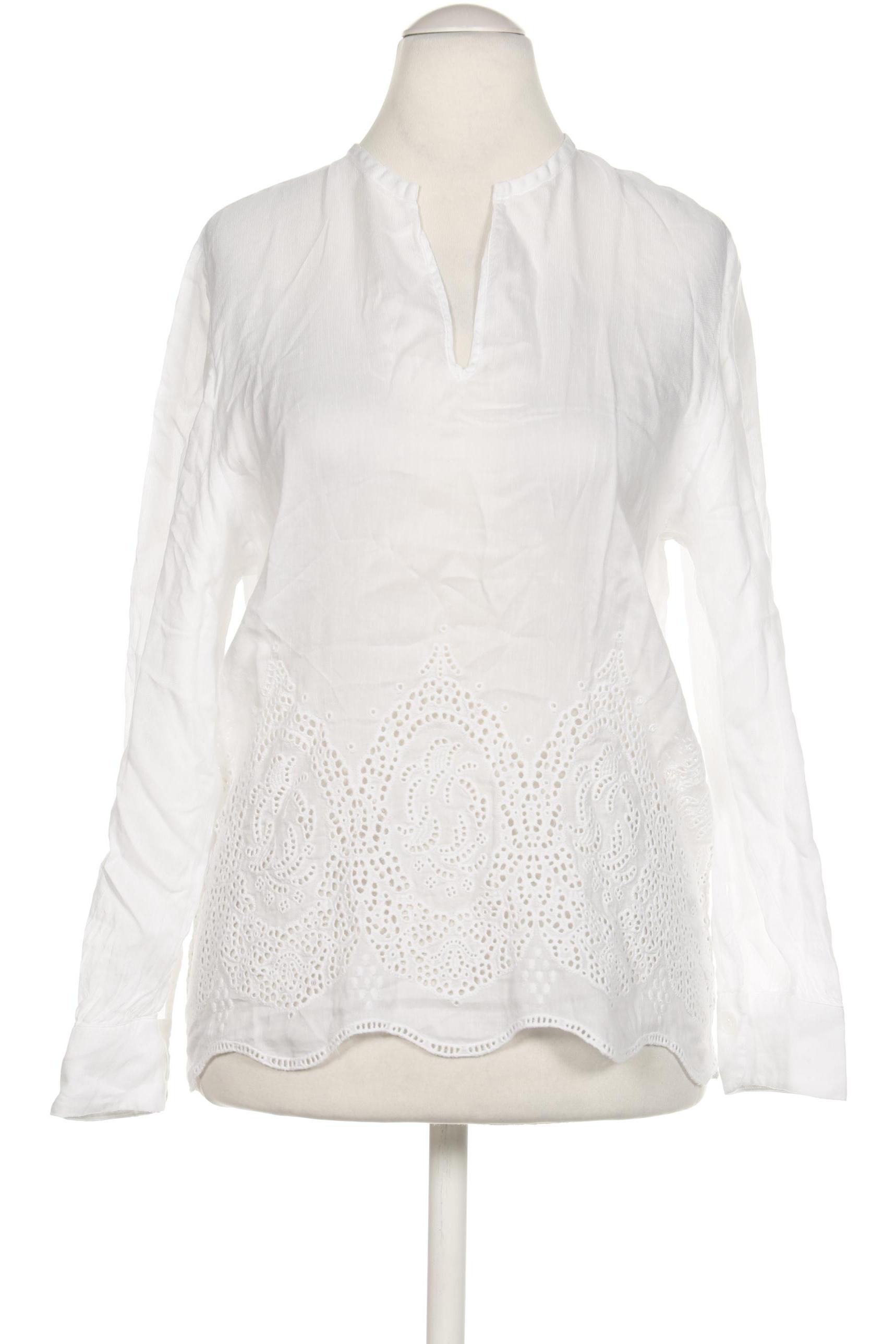 

Massimo Dutti Damen Bluse, weiß, Gr. 36