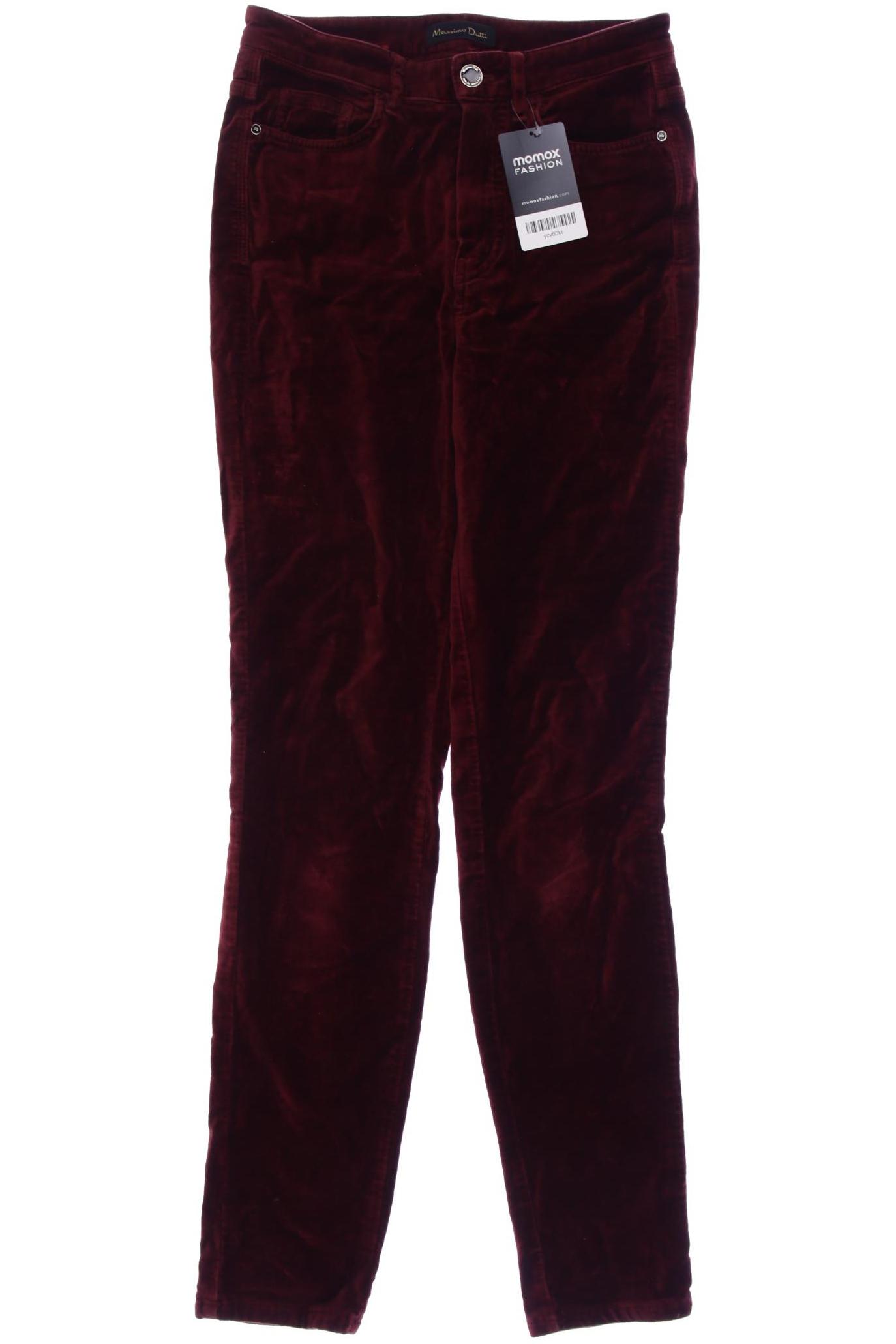 

Massimo Dutti Damen Stoffhose, bordeaux