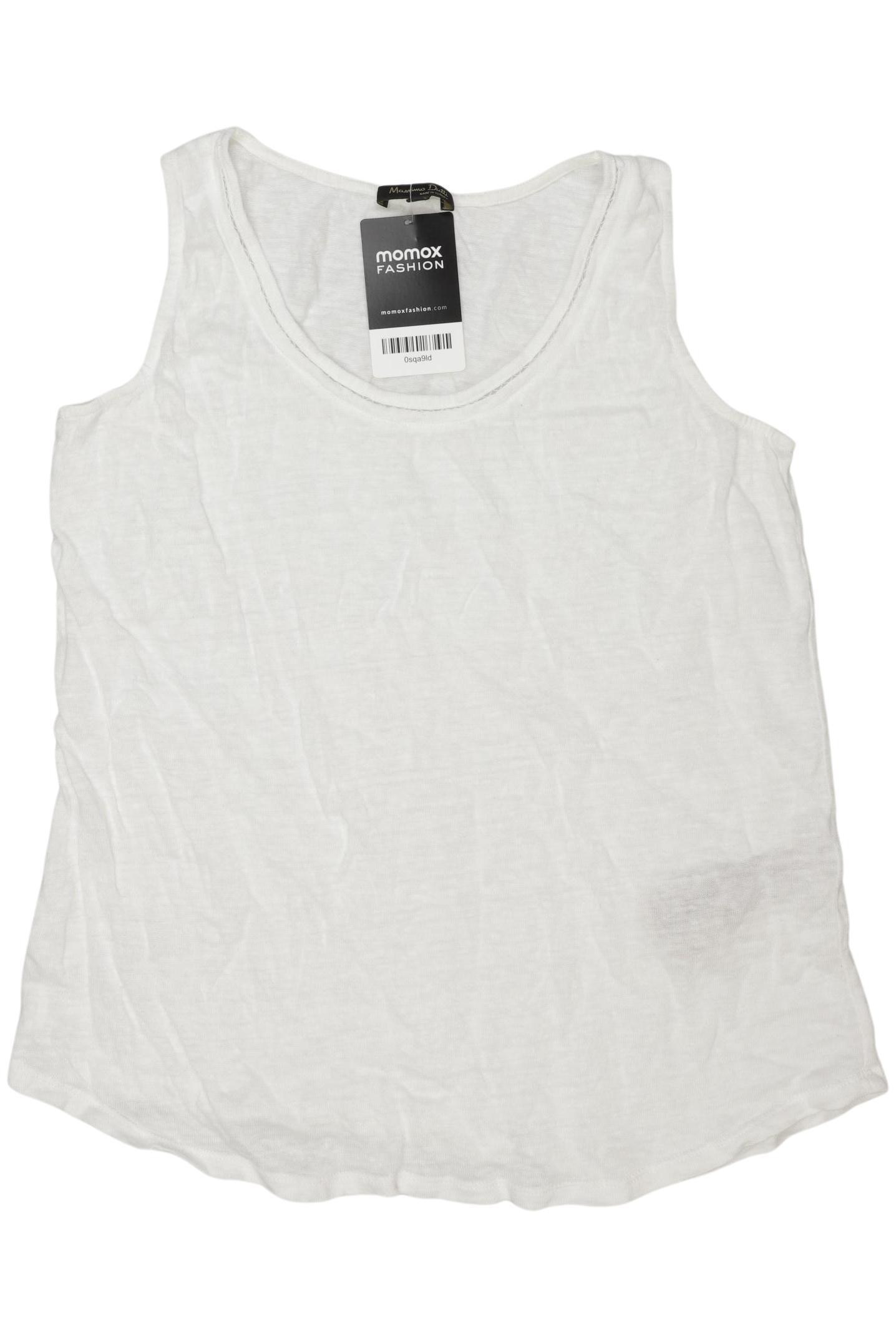 

Massimo Dutti Damen Top, weiß, Gr. 36