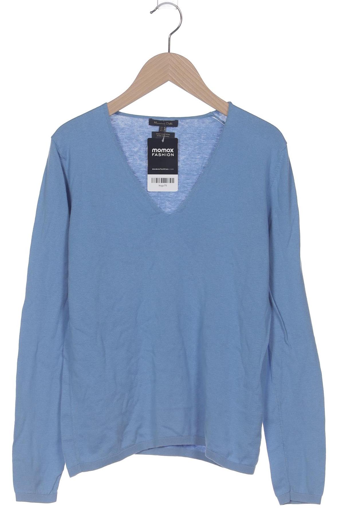 

Massimo Dutti Damen Pullover, blau, Gr. 38