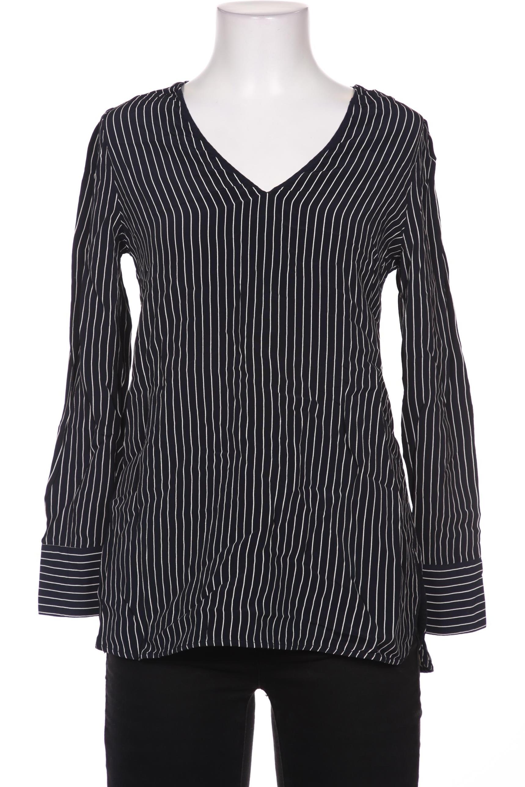 

Massimo Dutti Damen Bluse, marineblau, Gr. 34