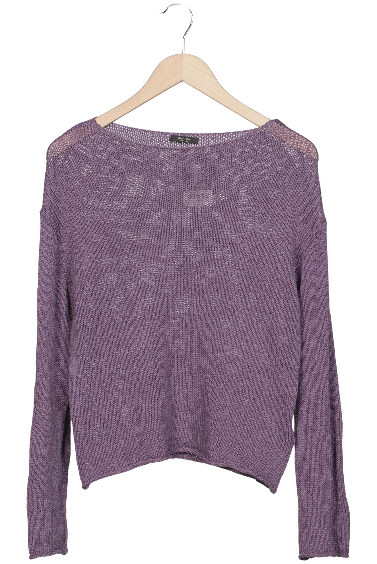 

Massimo Dutti Damen Pullover, flieder, Gr. 34