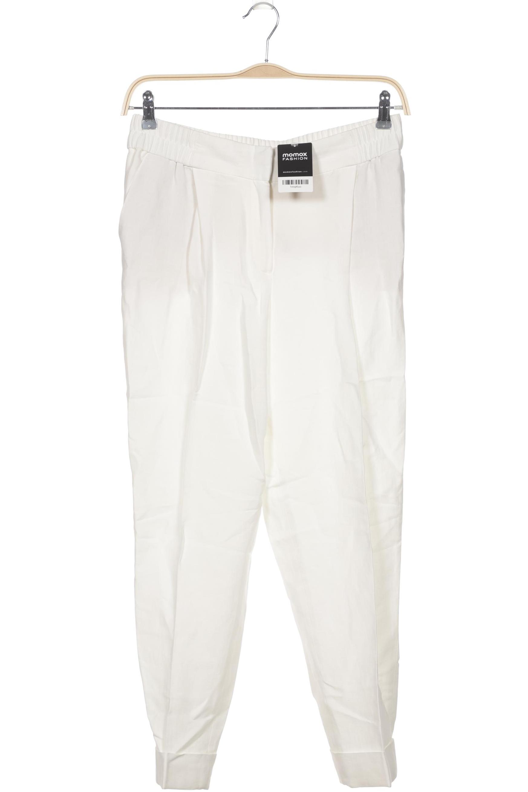 

Massimo Dutti Damen Stoffhose, cremeweiß, Gr. 42