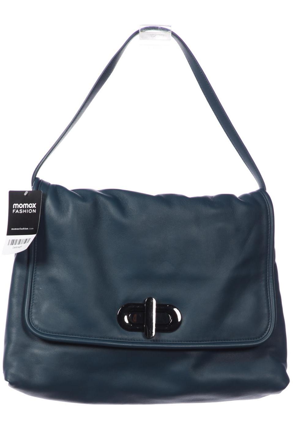 

Massimo Dutti Damen Handtasche, türkis, Gr.