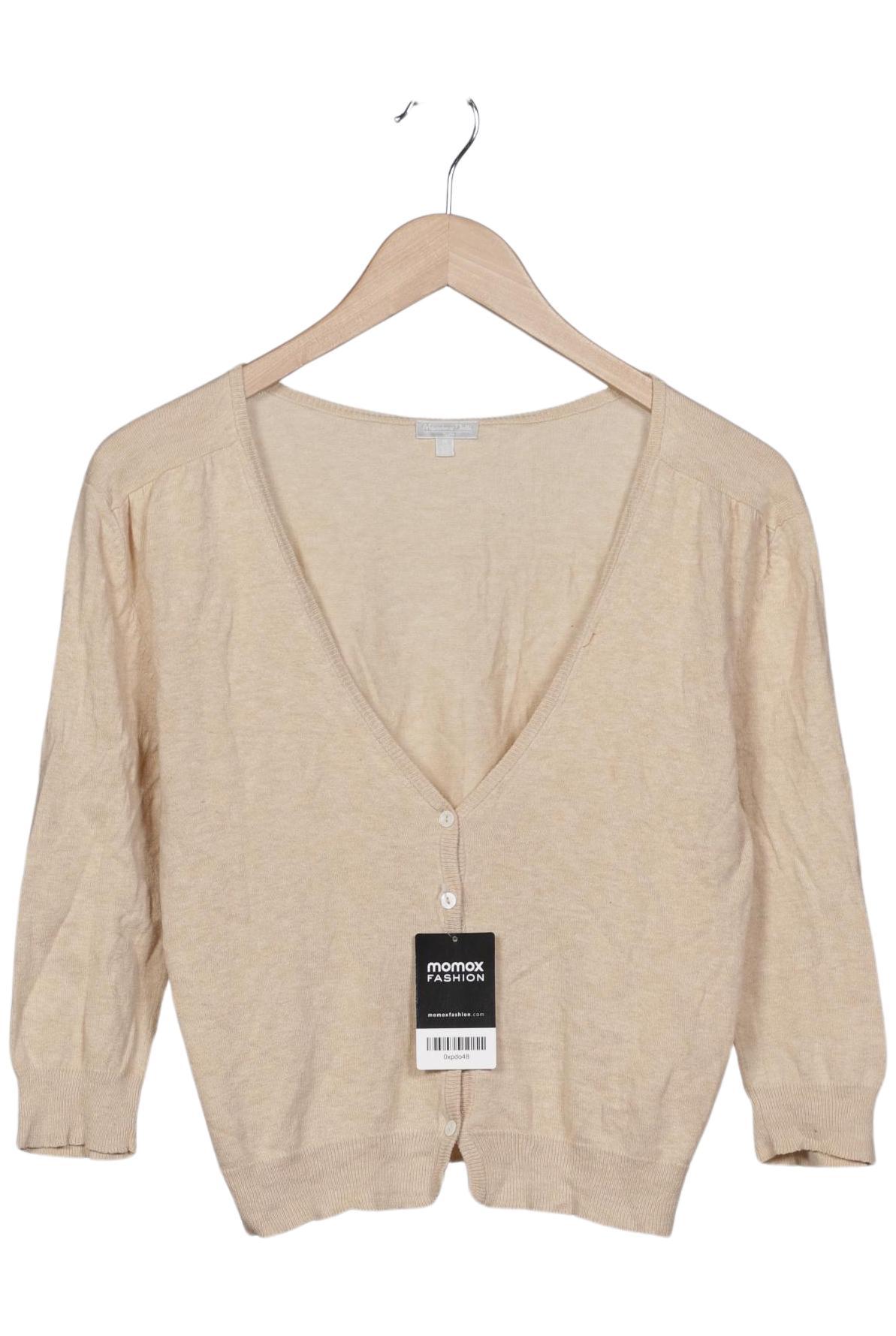 

Massimo Dutti Damen Strickjacke, beige, Gr. 32