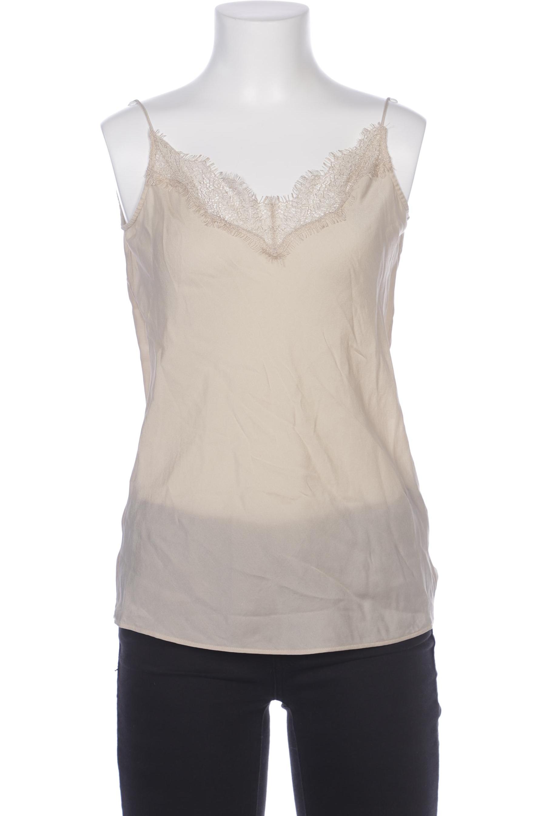 

Massimo Dutti Damen Top, beige, Gr. 34