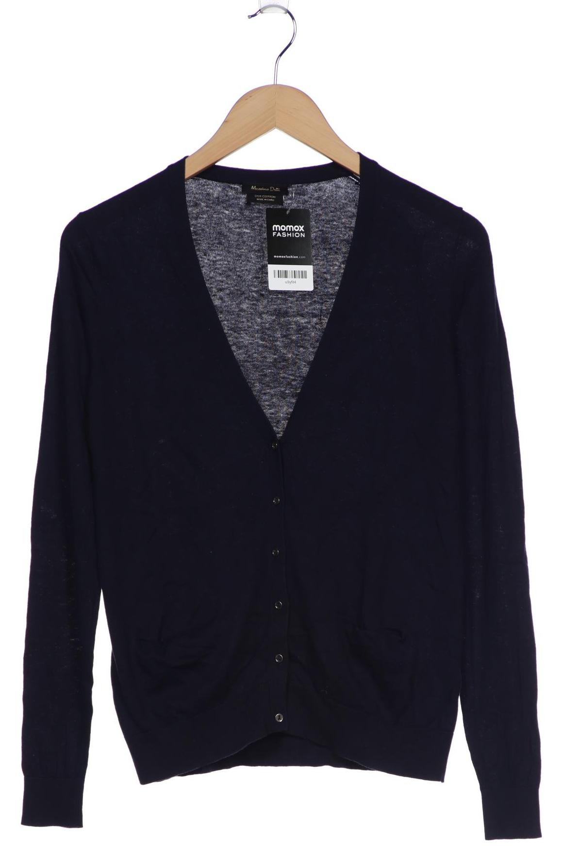 

Massimo Dutti Damen Strickjacke, marineblau, Gr. 36