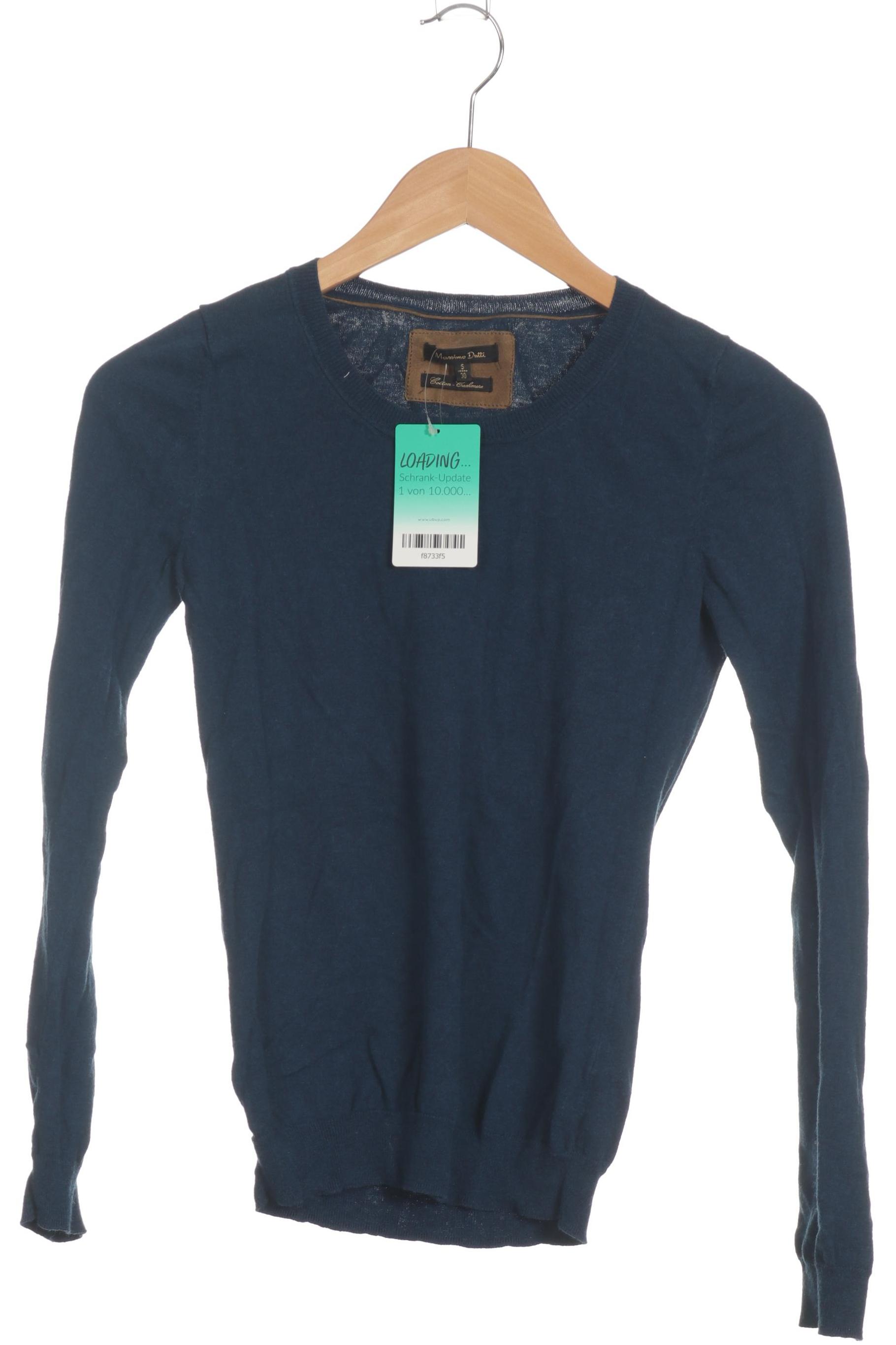 

Massimo Dutti Damen Pullover, blau, Gr. 36
