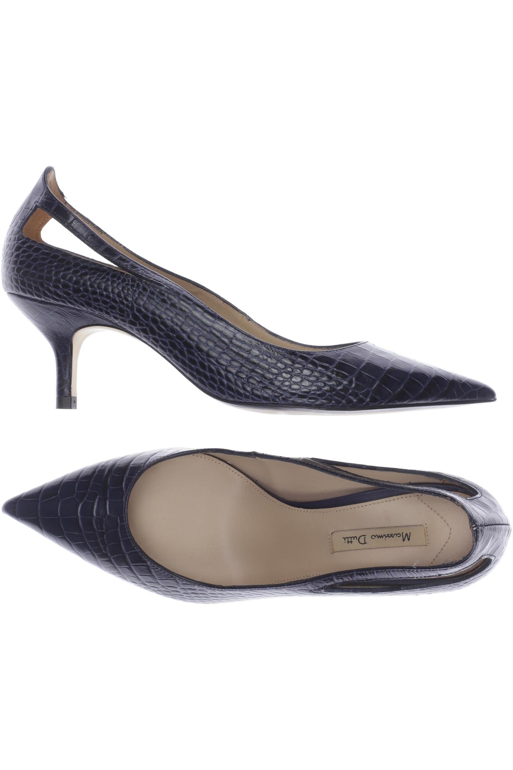 

Massimo Dutti Damen Pumps, marineblau, Gr. 38