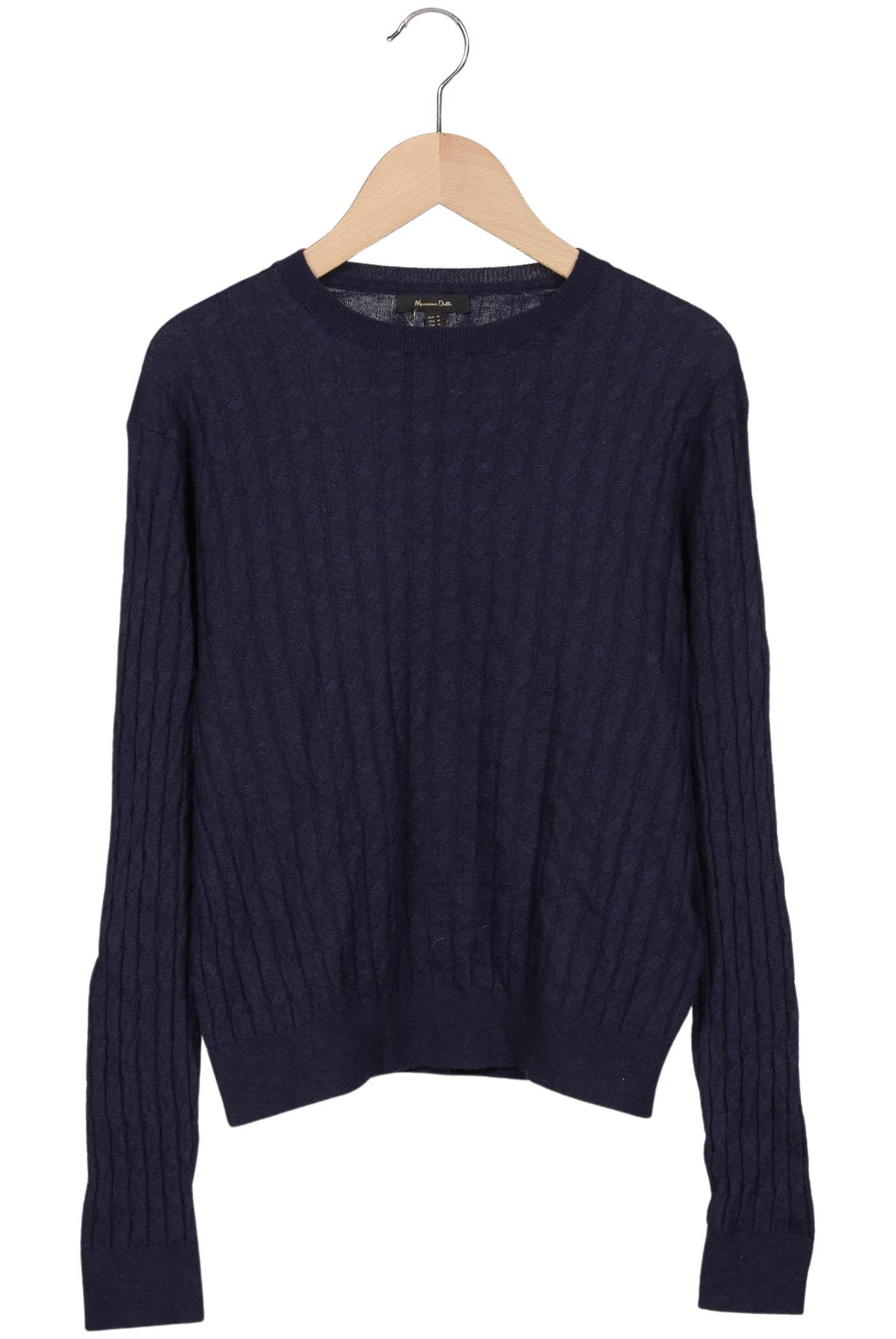 

Massimo Dutti Damen Pullover, marineblau, Gr. 38