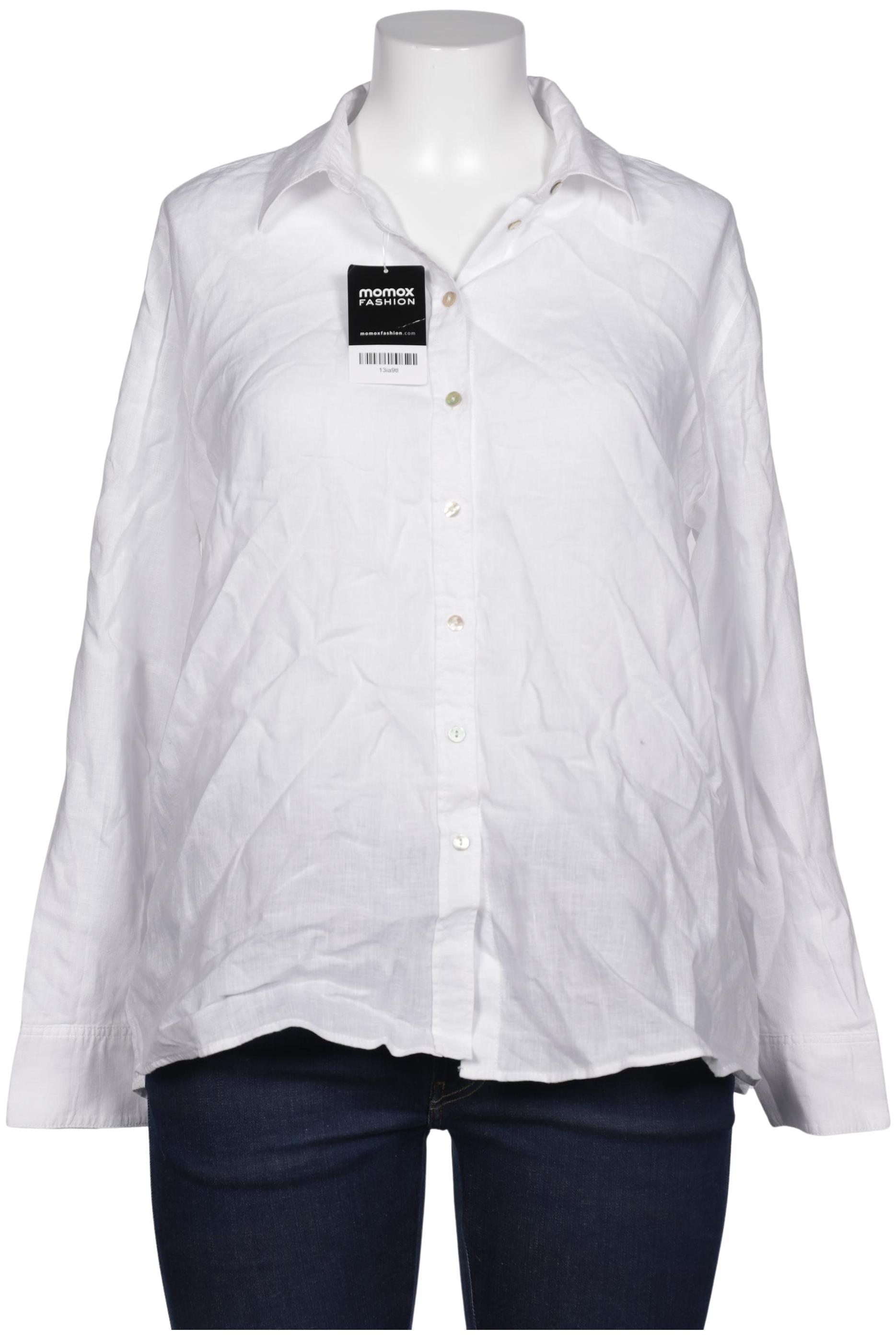 

Massimo Dutti Damen Bluse, weiß, Gr. 44
