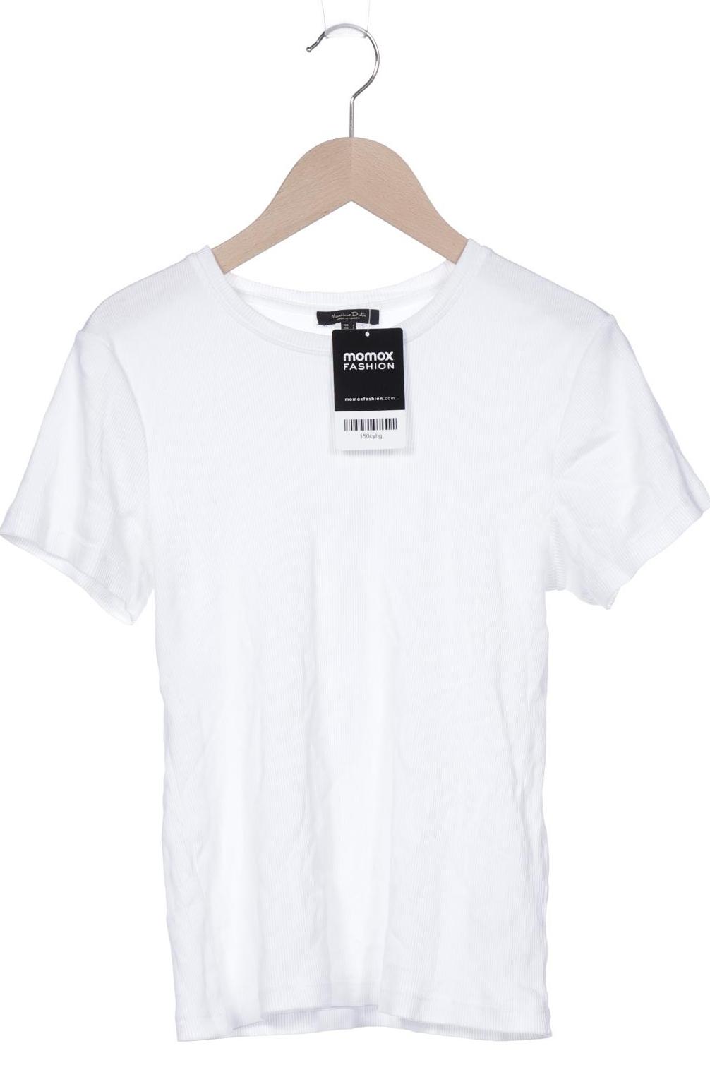 

Massimo Dutti Damen T-Shirt, weiß, Gr. 36