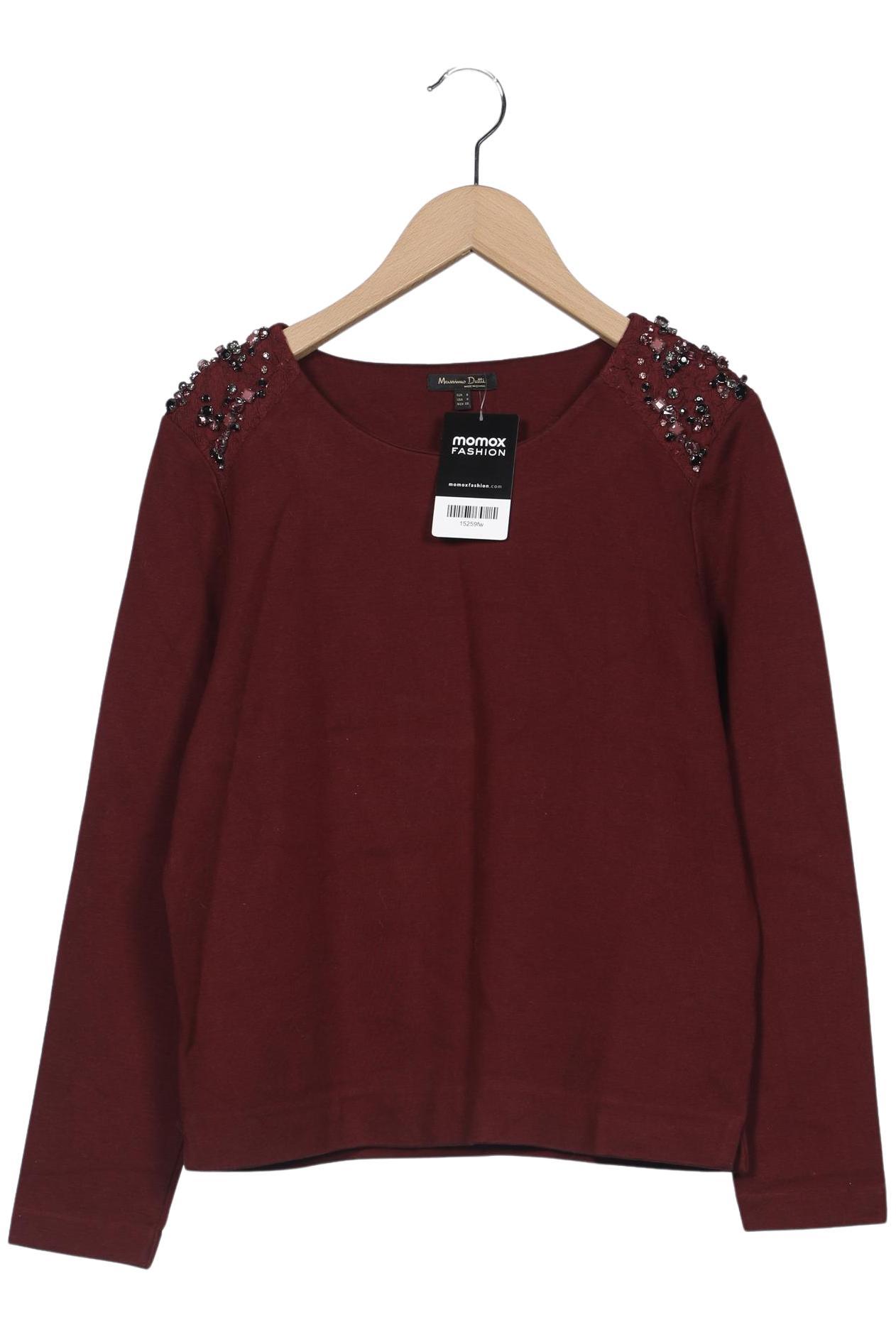 Thumbnail - Massimo Dutti Damen Sweatshirt, bordeaux, Gr. 36