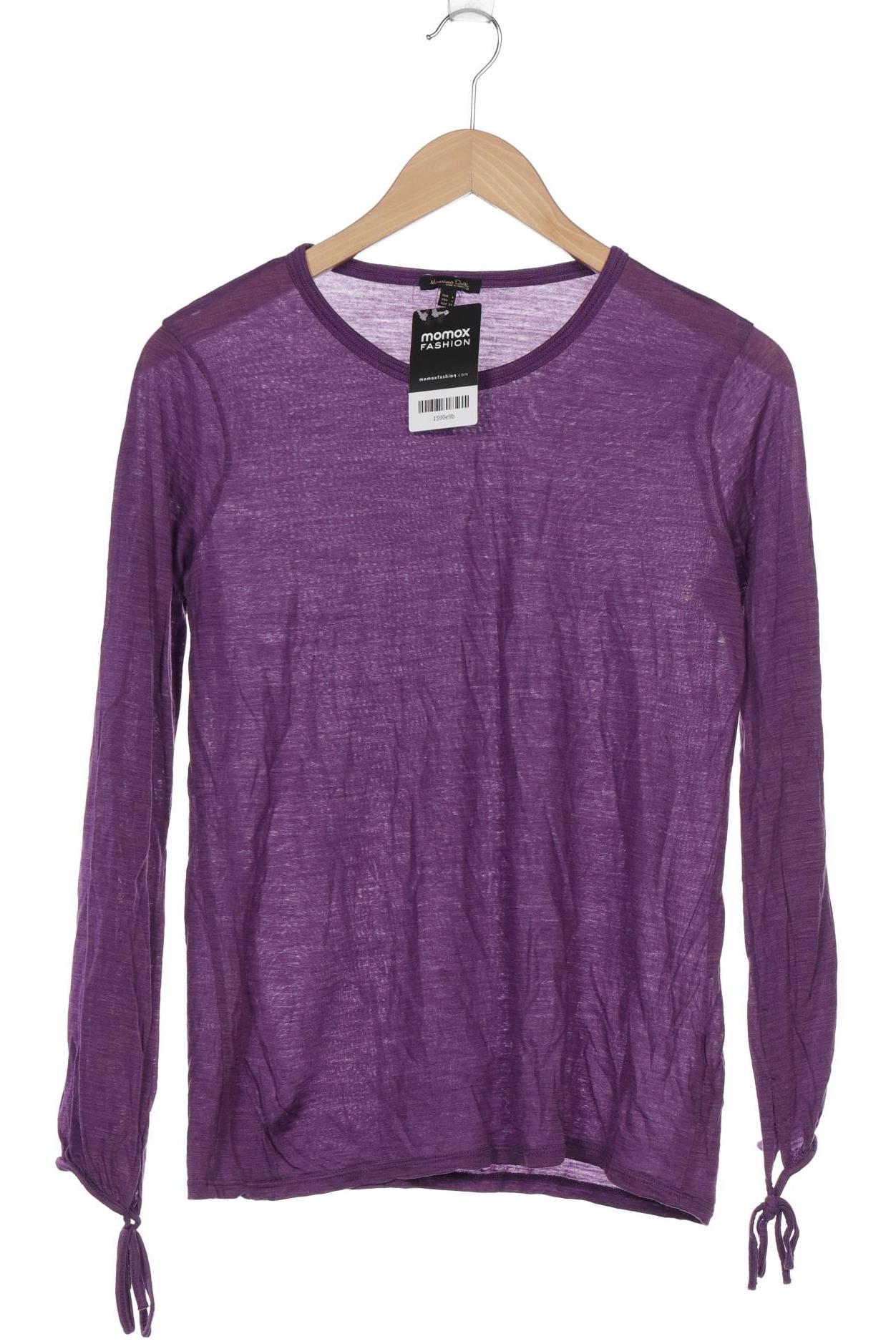

Massimo Dutti Damen Langarmshirt, flieder, Gr. 42