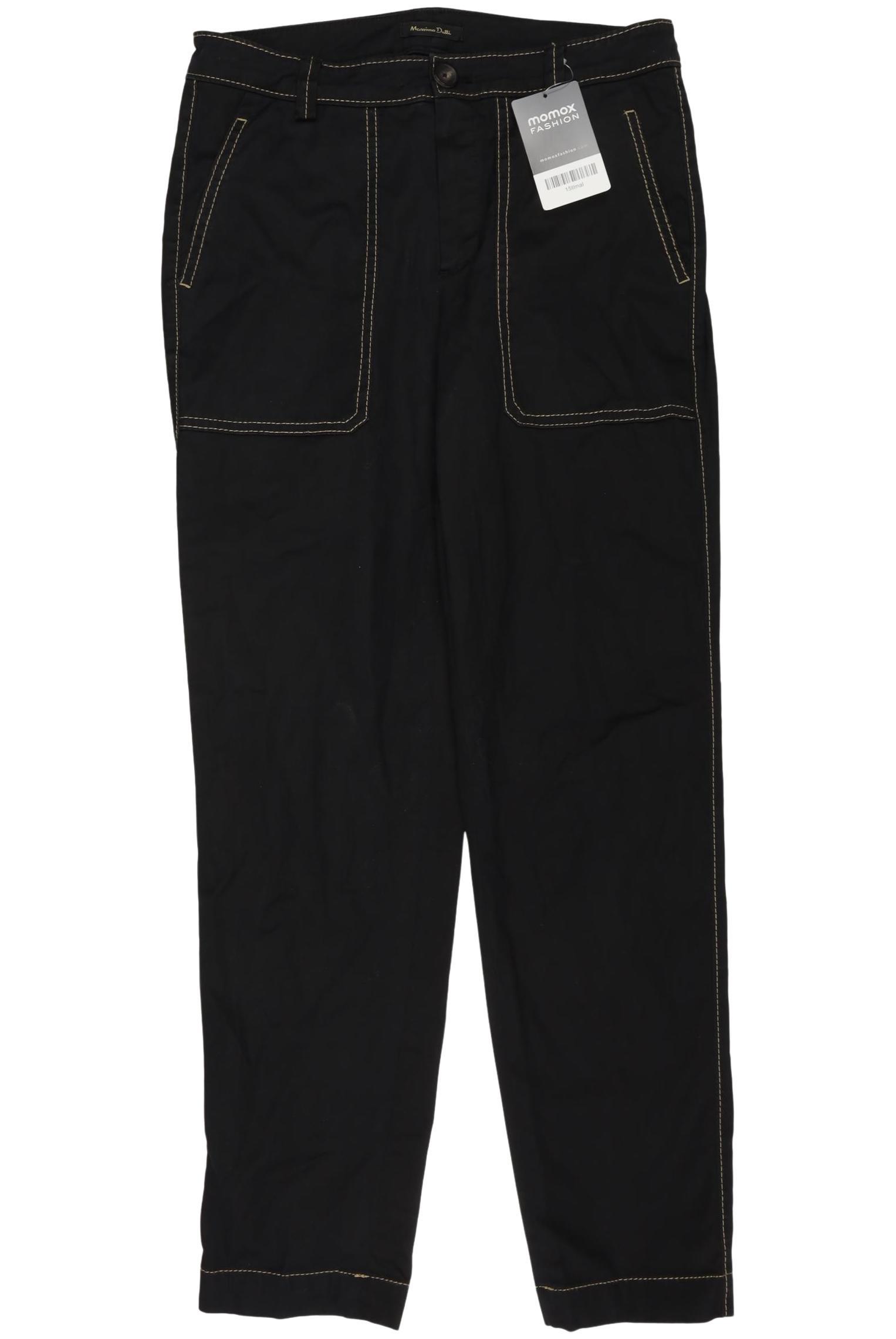 

Massimo Dutti Damen Stoffhose, schwarz, Gr. 36