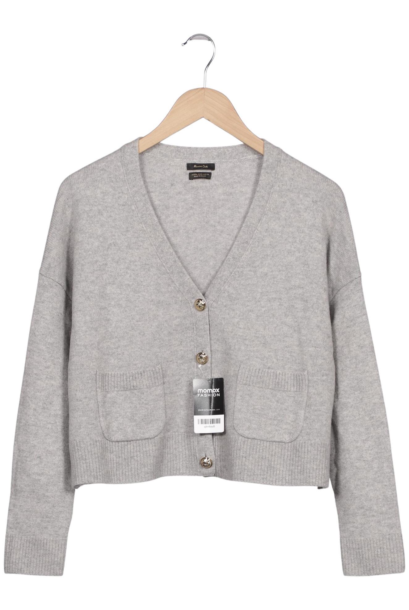 

Massimo Dutti Damen Strickjacke, grau, Gr. 38
