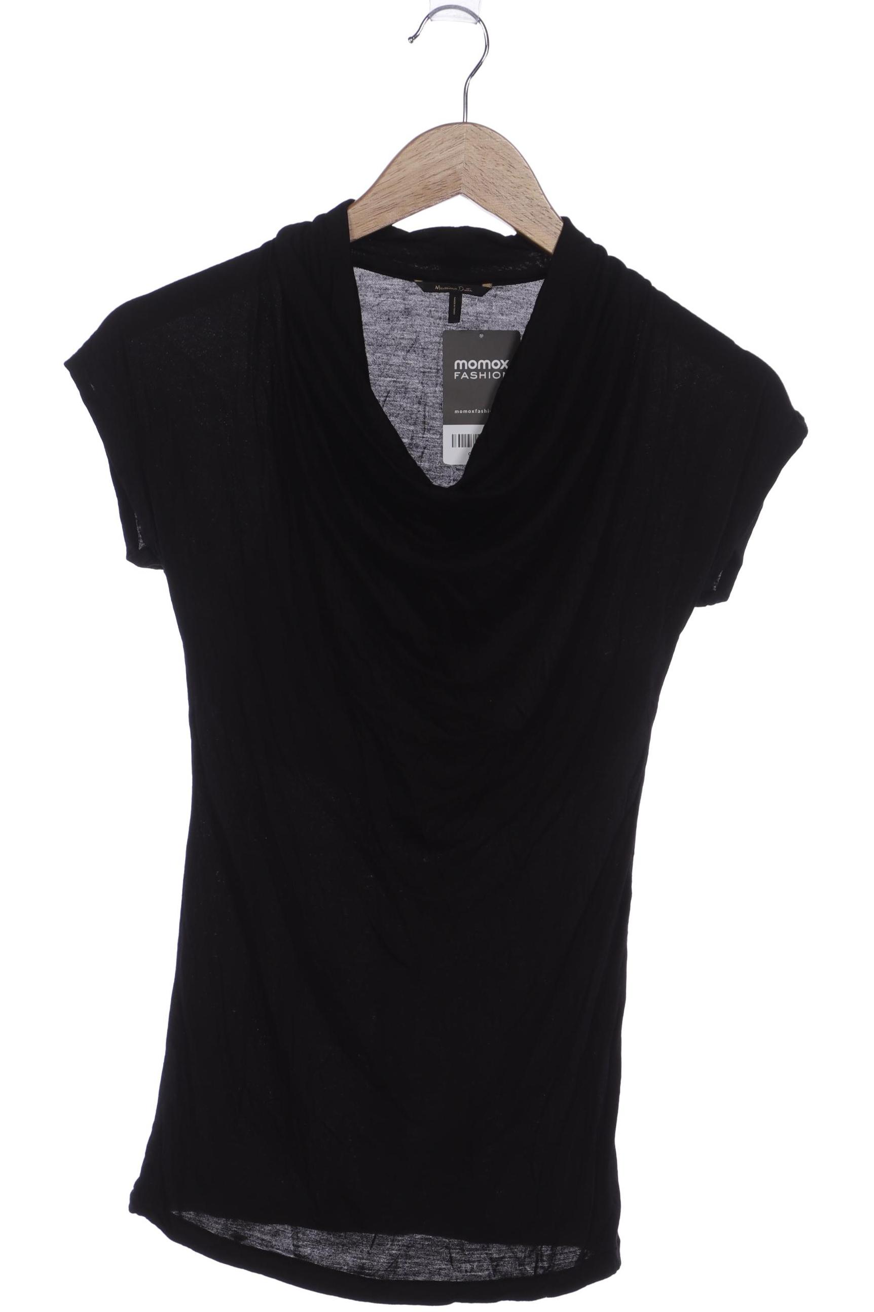

Massimo Dutti Damen T-Shirt, schwarz, Gr. 34