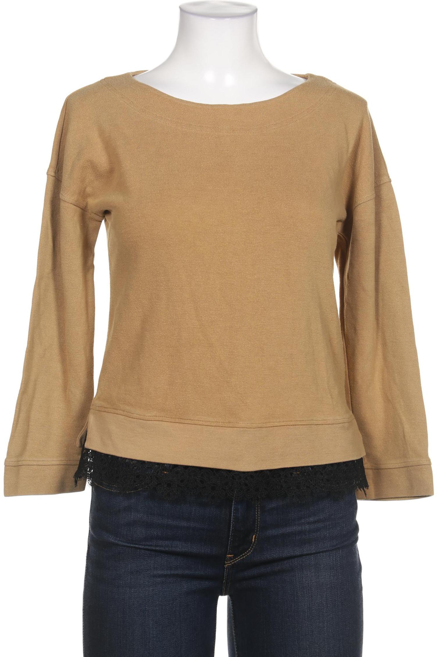 

Massimo Dutti Damen Langarmshirt, beige, Gr. 36