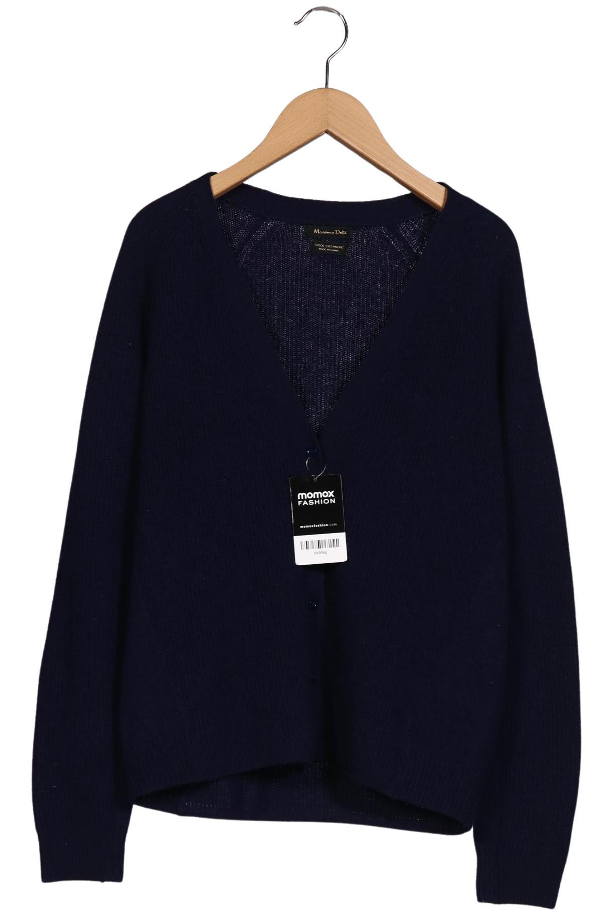 

Massimo Dutti Damen Strickjacke, marineblau, Gr. 38