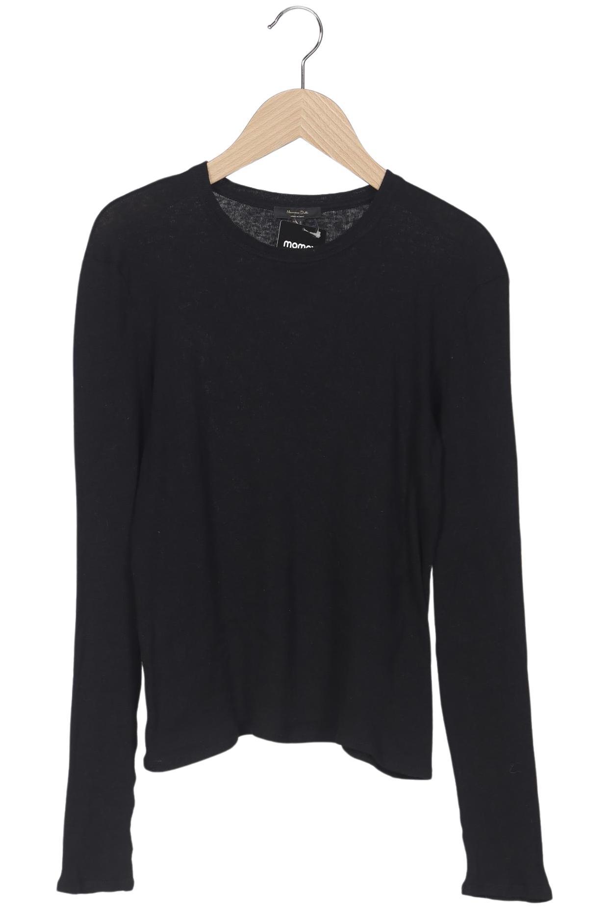 

Massimo Dutti Damen Langarmshirt, schwarz, Gr. 36
