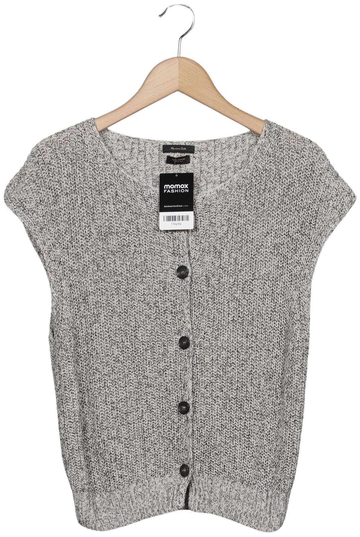 

Massimo Dutti Damen Strickjacke, grau, Gr. 36