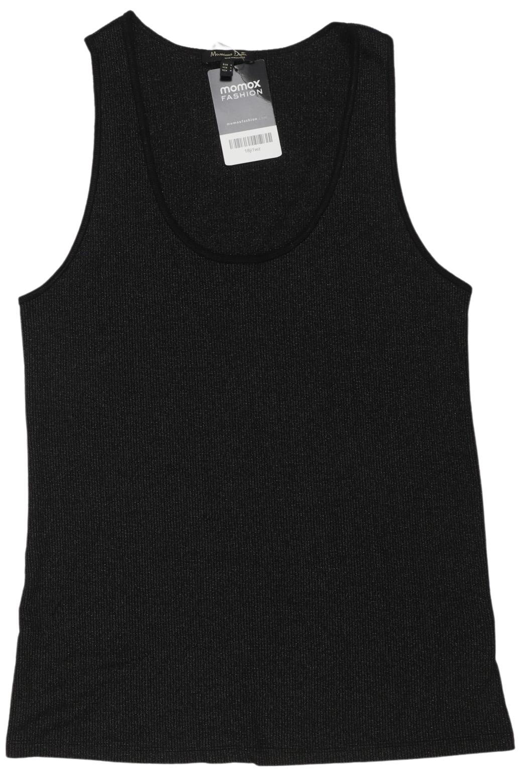 

Massimo Dutti Damen Top, schwarz, Gr. 42