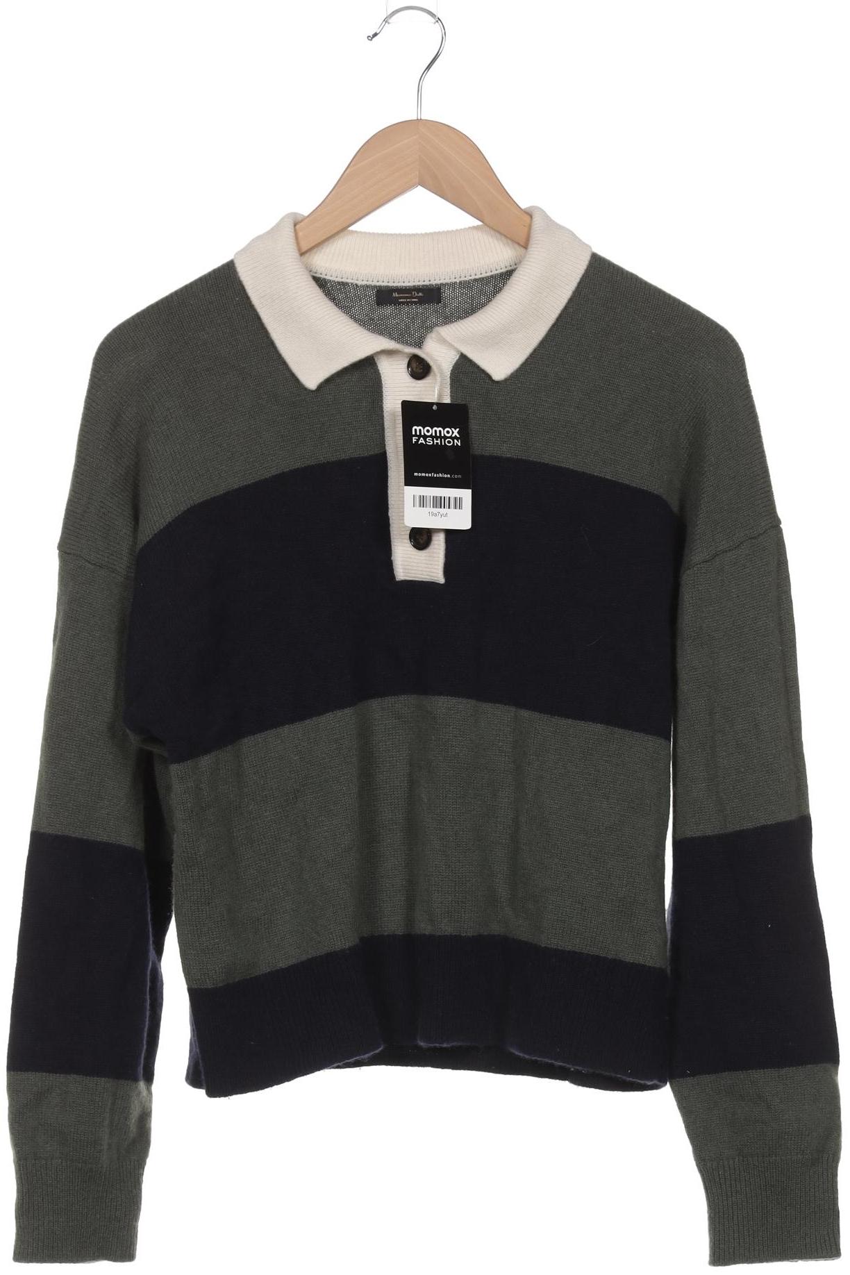 

Massimo Dutti Damen Pullover, grün, Gr. 36