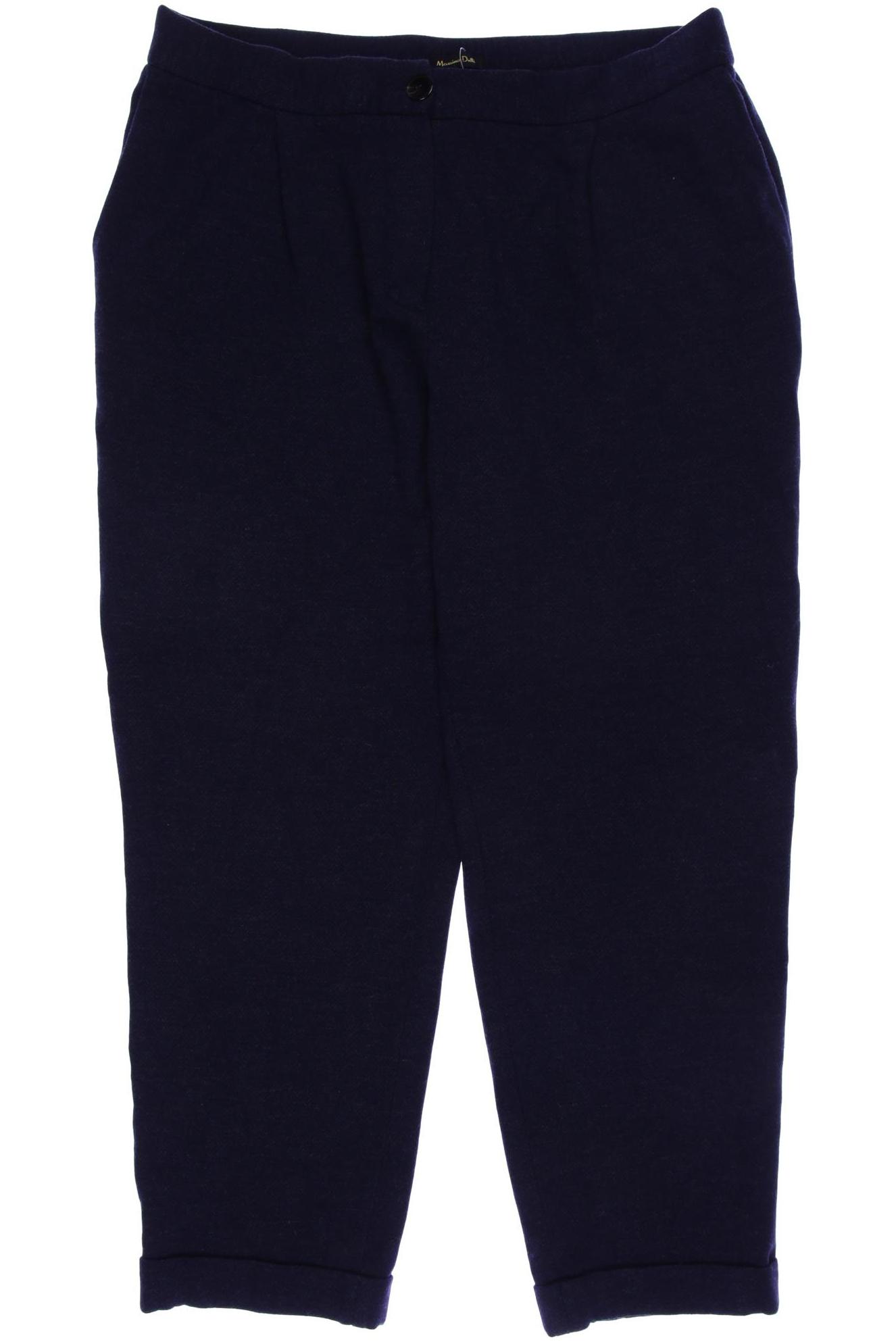 

Massimo Dutti Damen Stoffhose, marineblau, Gr. 44
