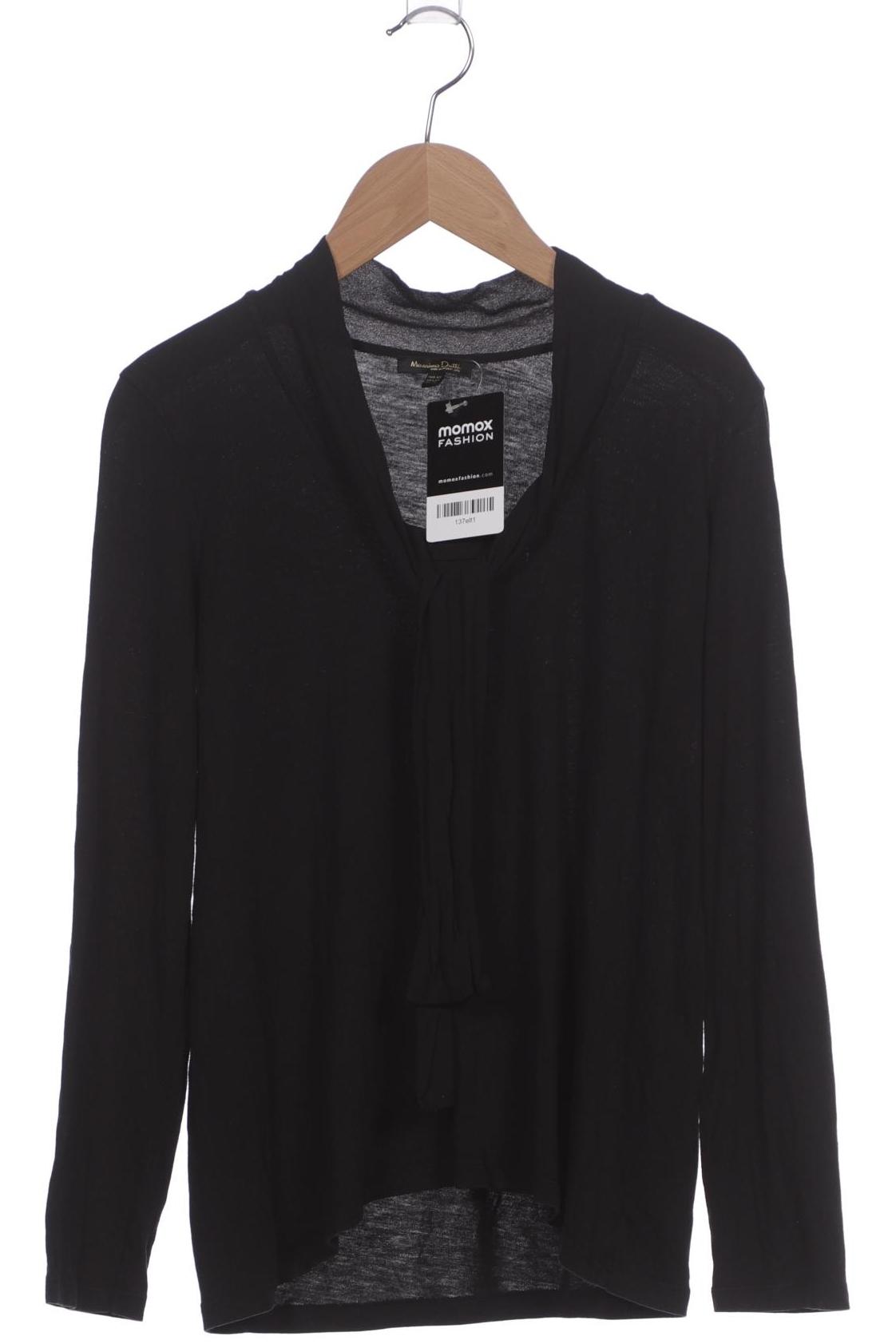 

Massimo Dutti Damen Langarmshirt, schwarz, Gr. 34