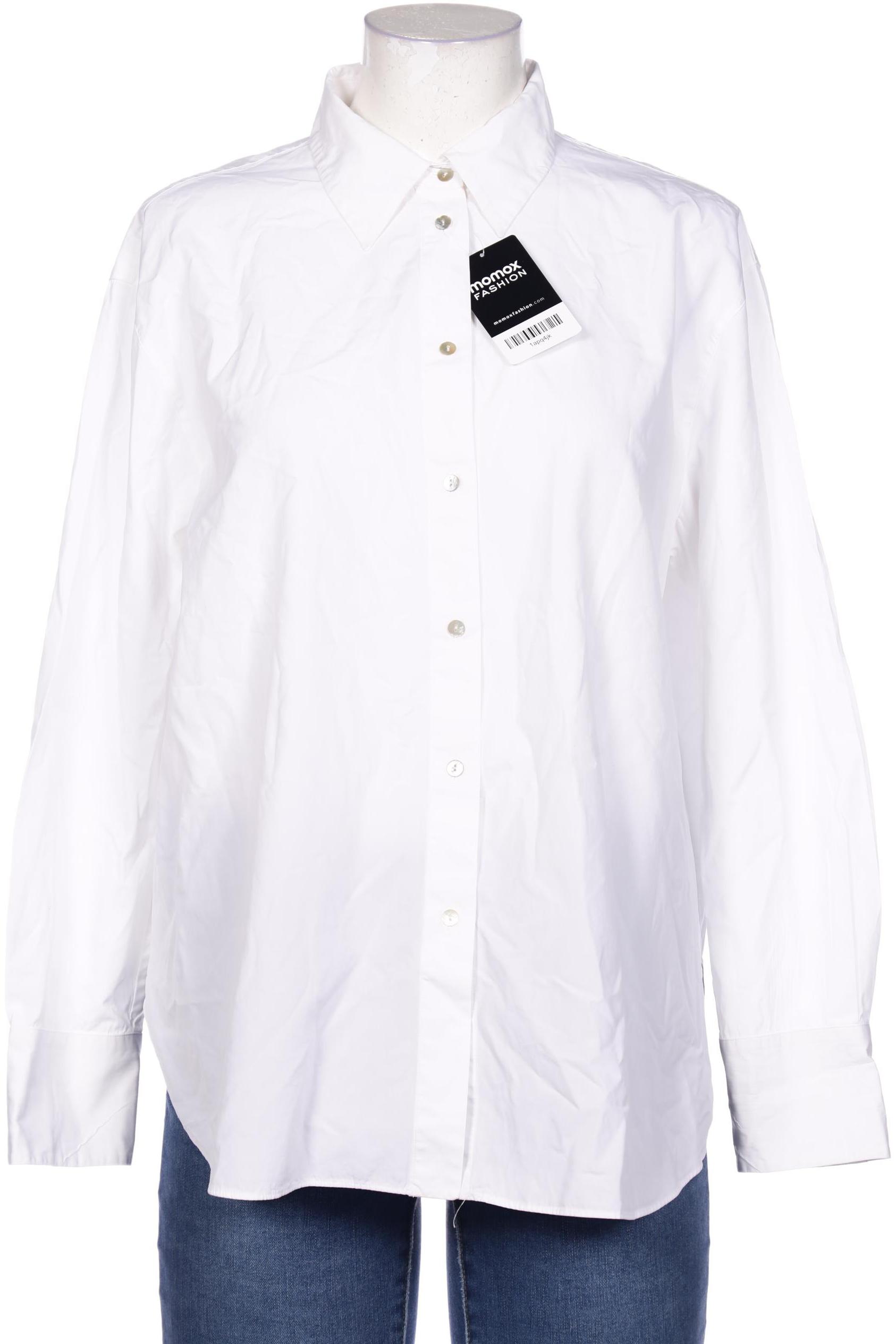 

Massimo Dutti Damen Bluse, weiß, Gr. 42