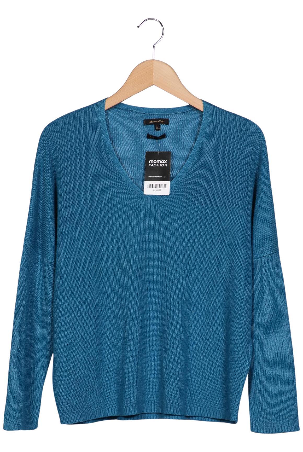 

Massimo Dutti Damen Pullover, türkis, Gr. 36