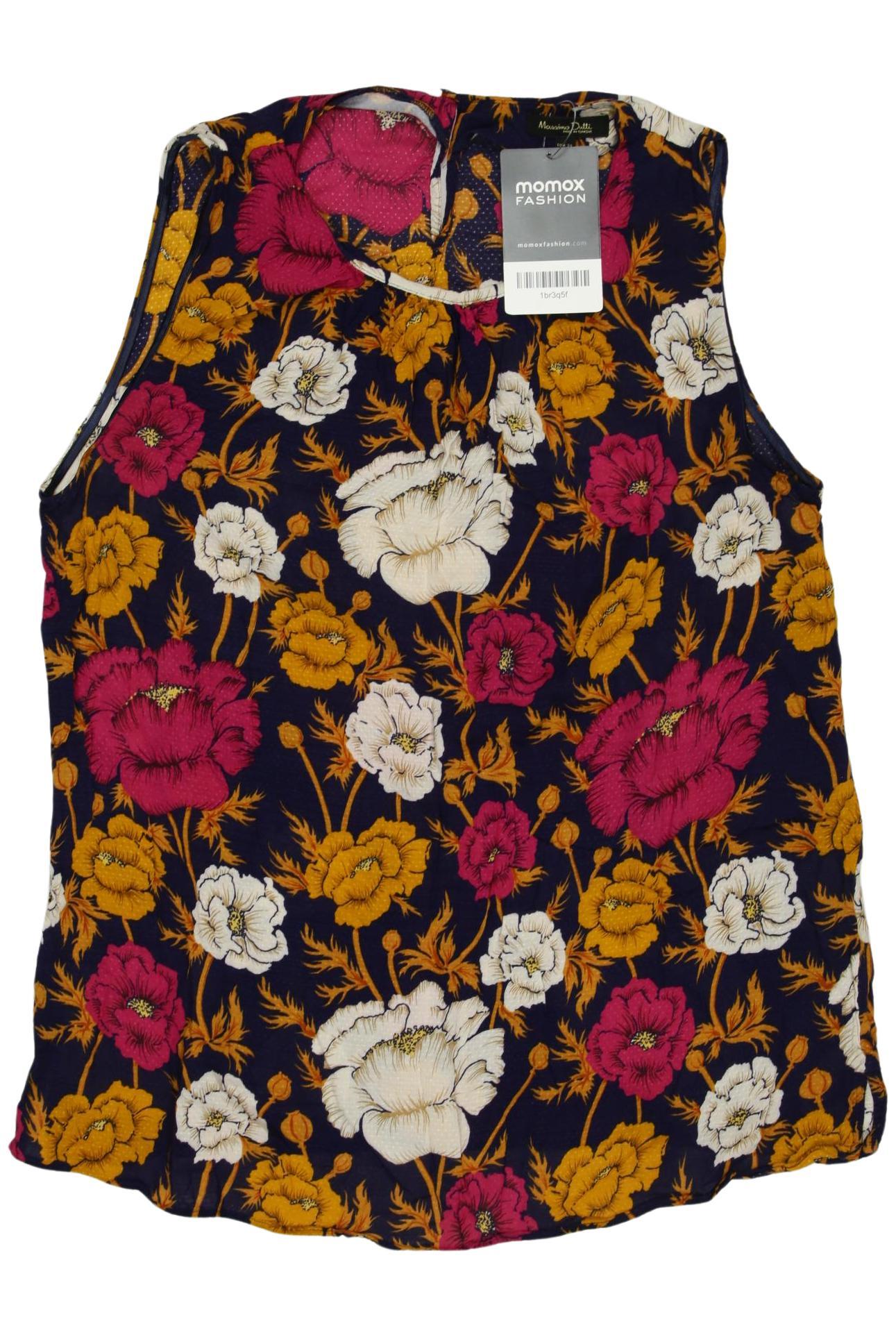 

Massimo Dutti Damen Top, marineblau, Gr. 36