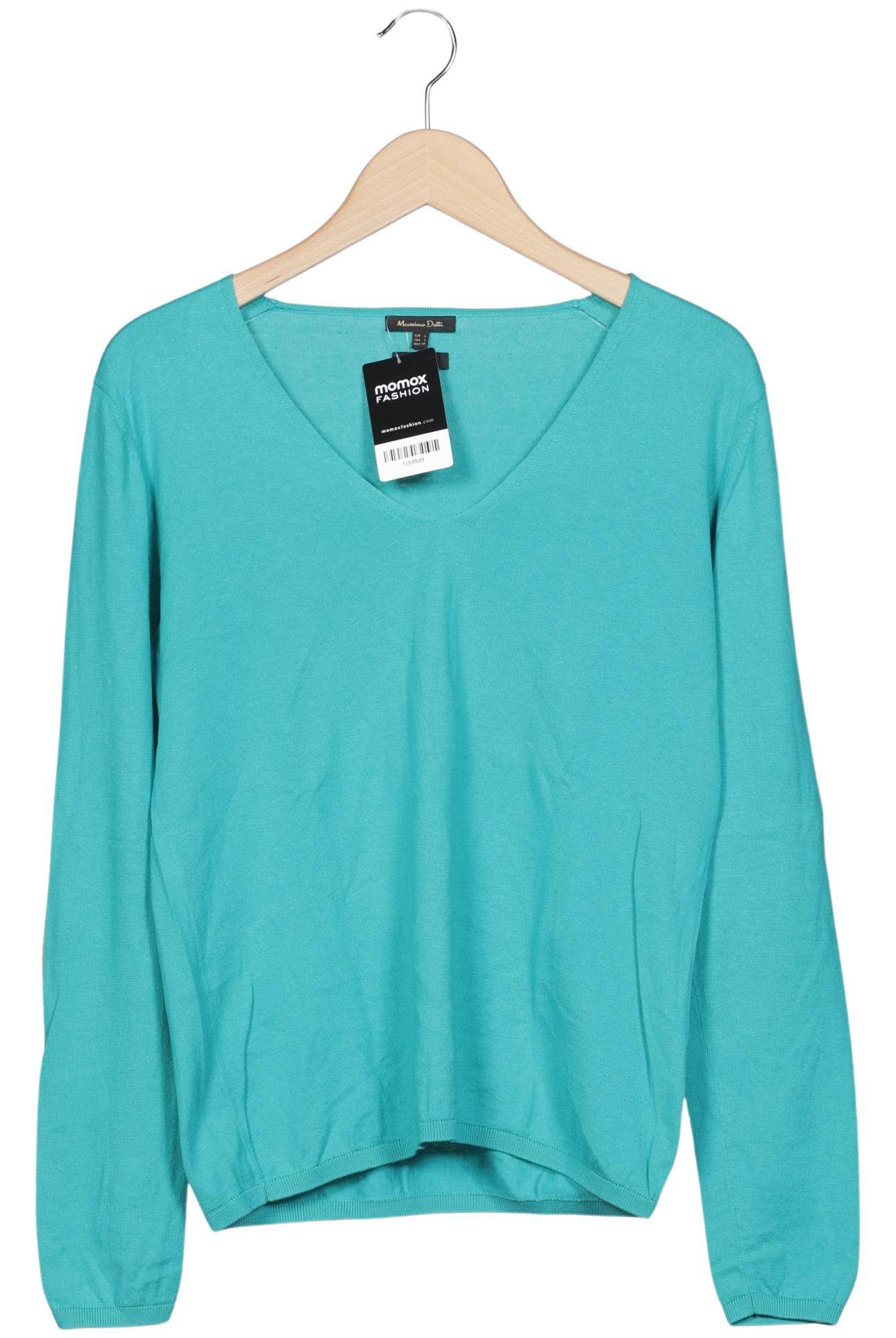 

Massimo Dutti Damen Pullover, türkis, Gr. 42