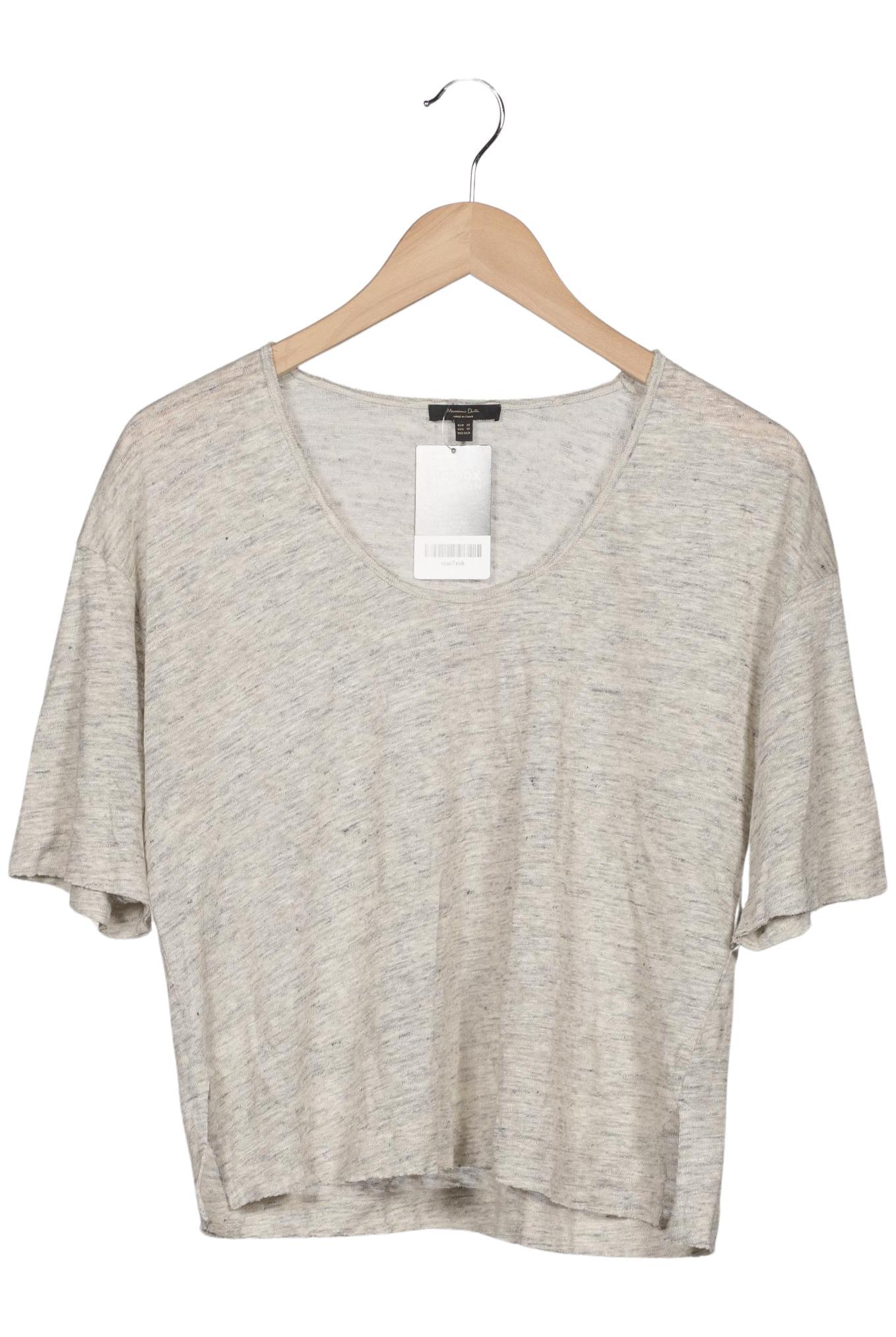 

Massimo Dutti Damen T-Shirt, grau, Gr. 34