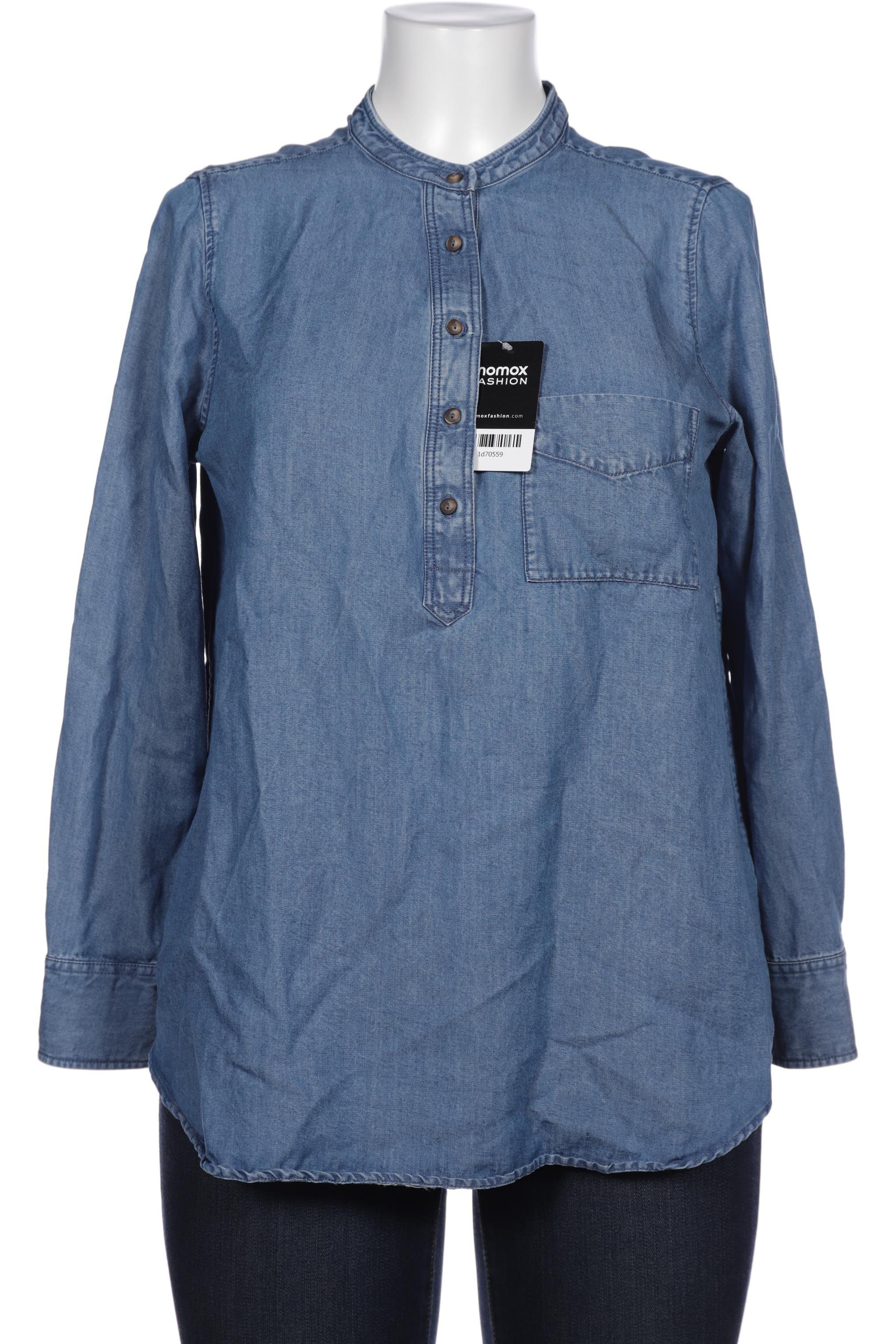 

Massimo Dutti Damen Bluse, blau, Gr. 42