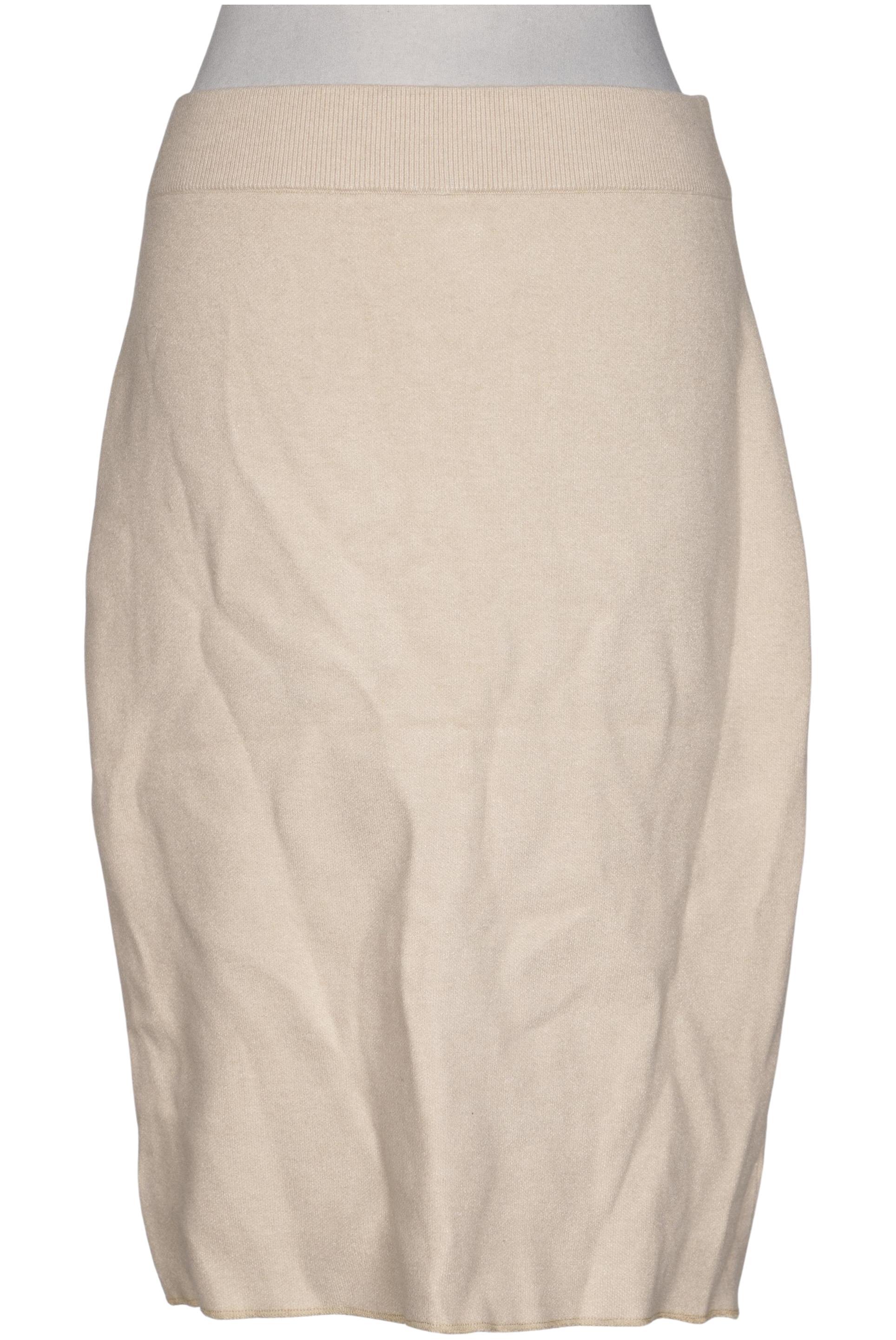 

Massimo Dutti Damen Rock, beige, Gr. 36