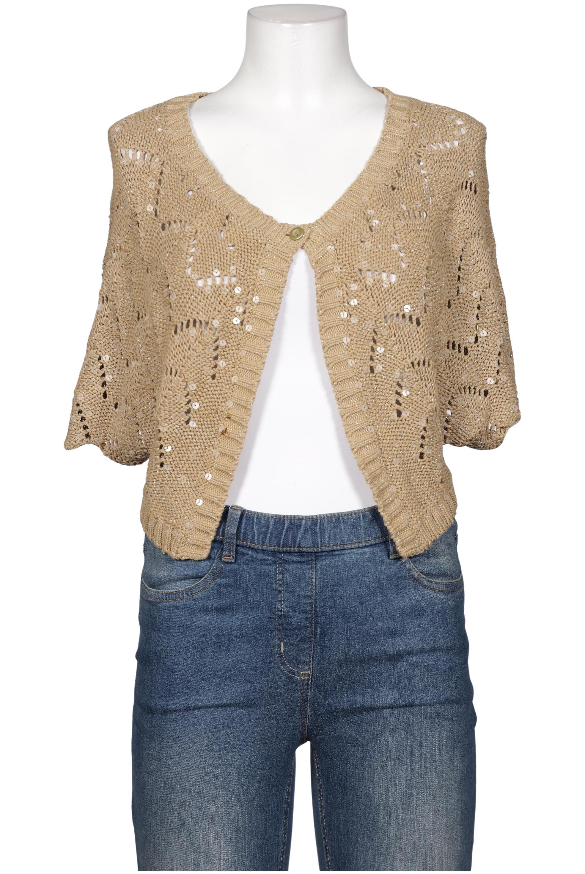 

Massimo Dutti Damen Strickjacke, beige, Gr. 32