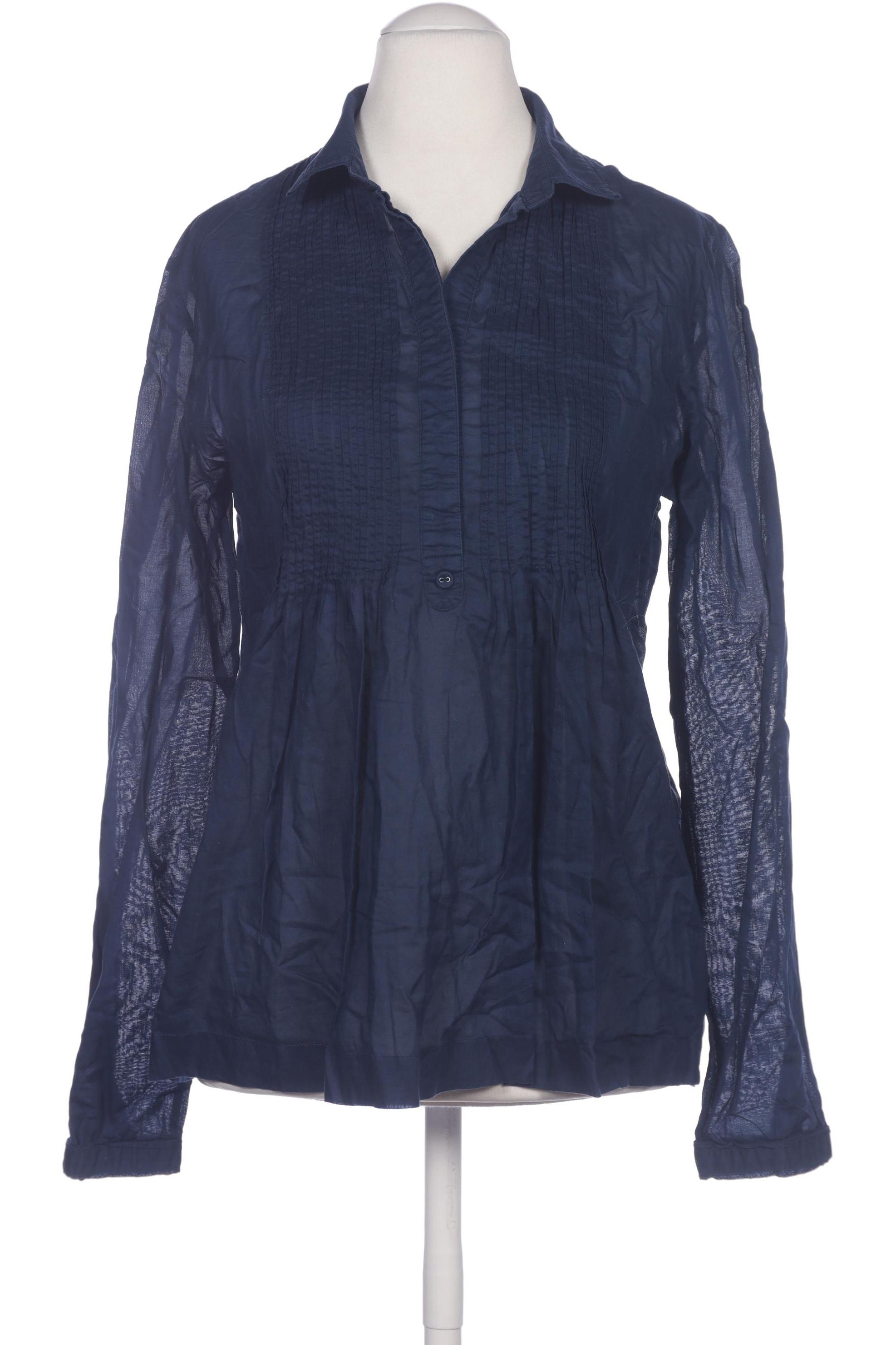 

Massimo Dutti Damen Bluse, marineblau, Gr. 46