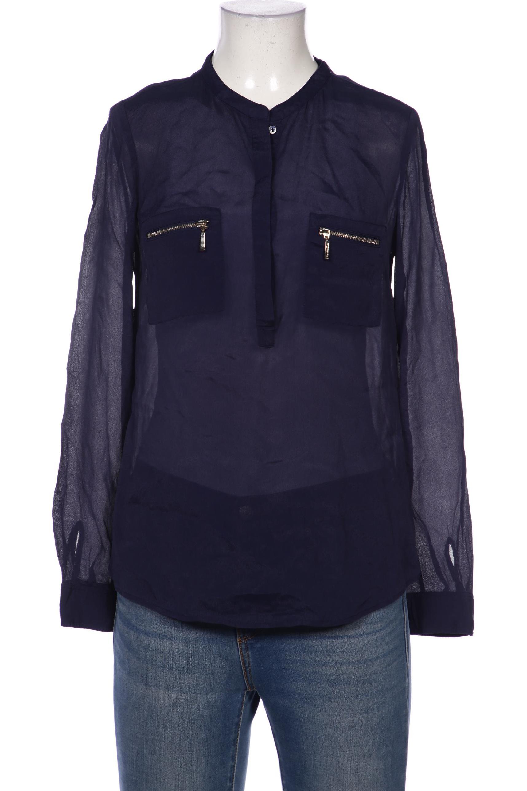 

Massimo Dutti Damen Bluse, marineblau, Gr. 36