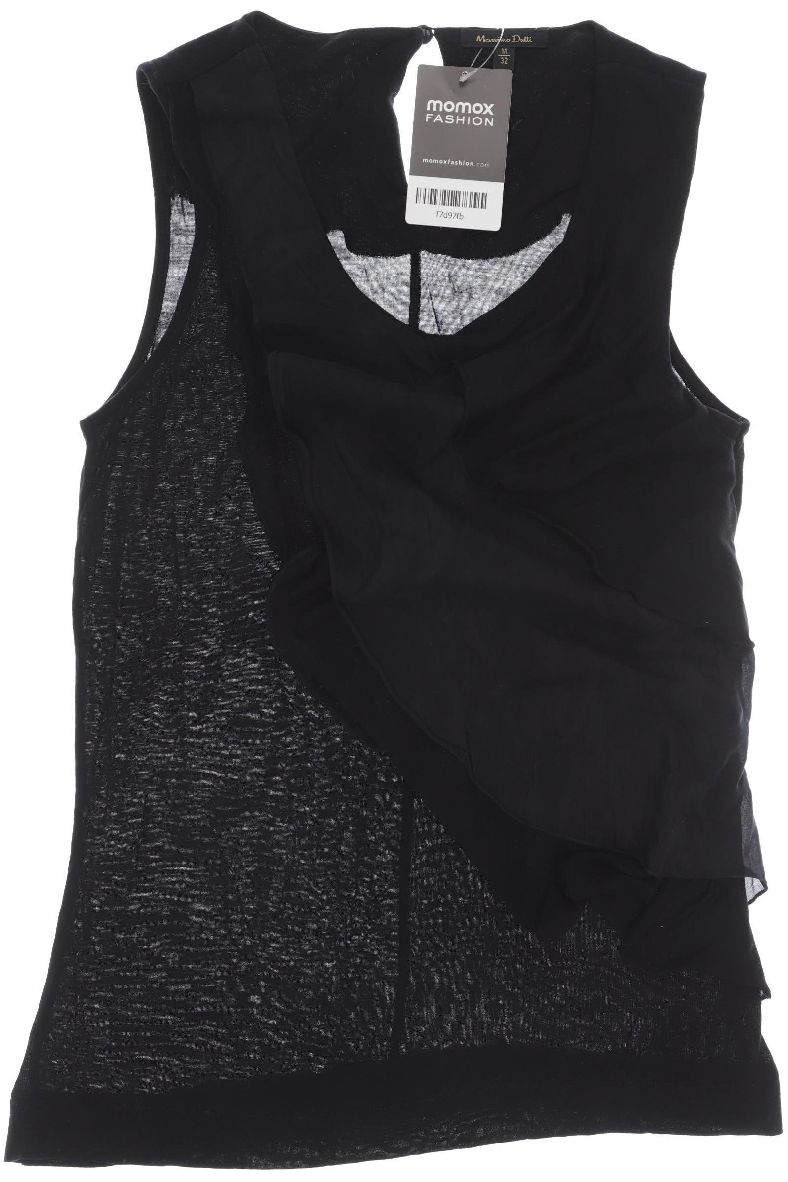 

Massimo Dutti Damen Top, schwarz