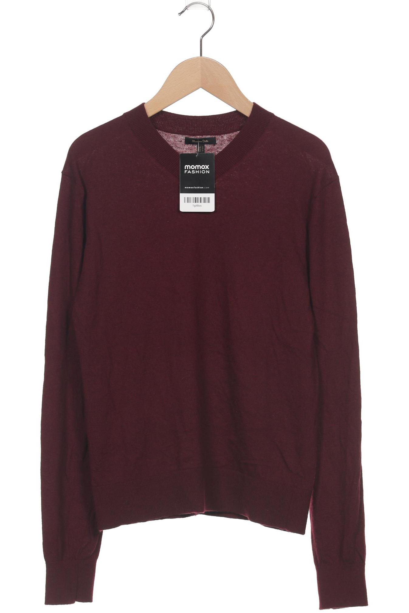 

Massimo Dutti Damen Pullover, bordeaux, Gr. 38