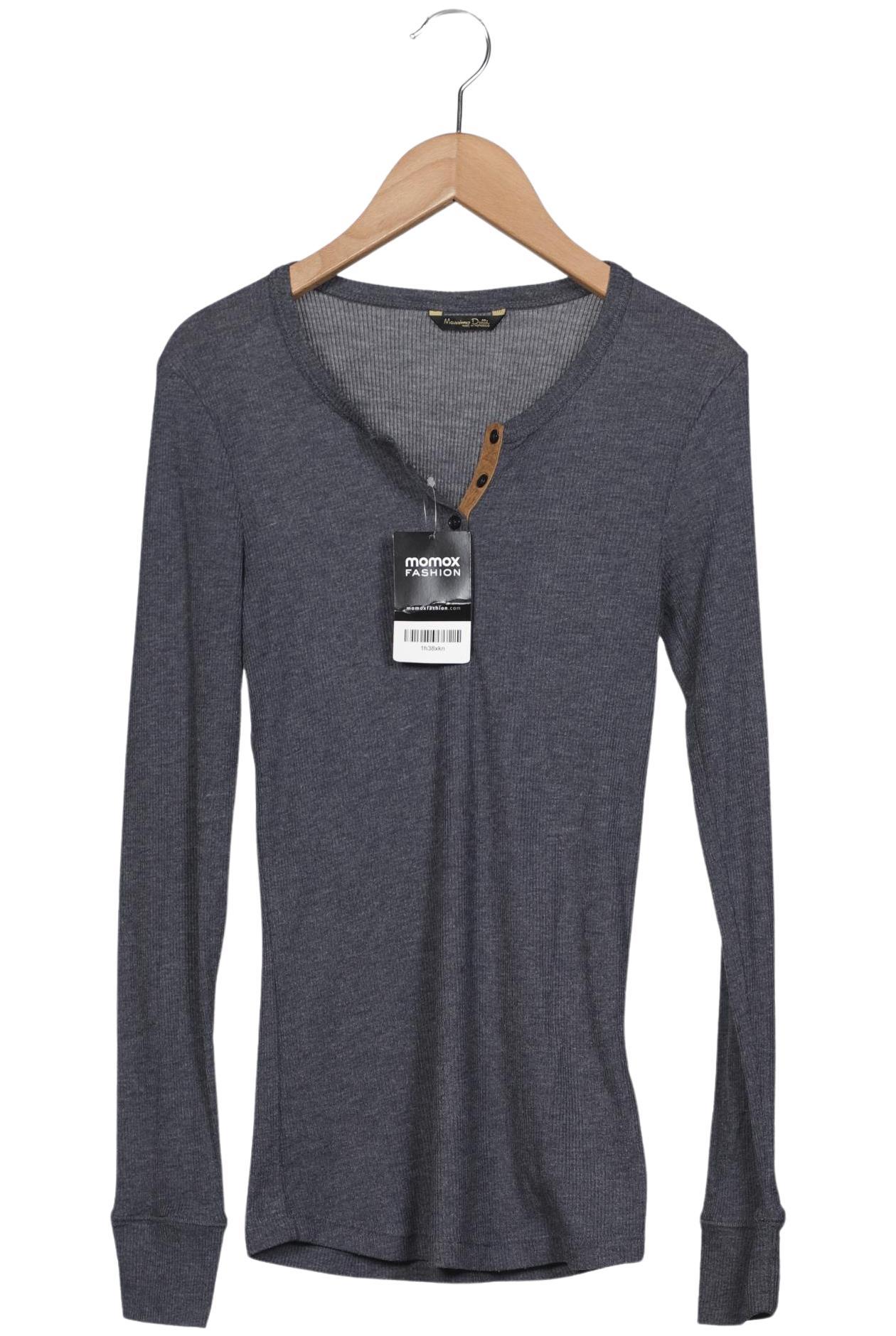 

Massimo Dutti Damen Langarmshirt, grau, Gr. 34