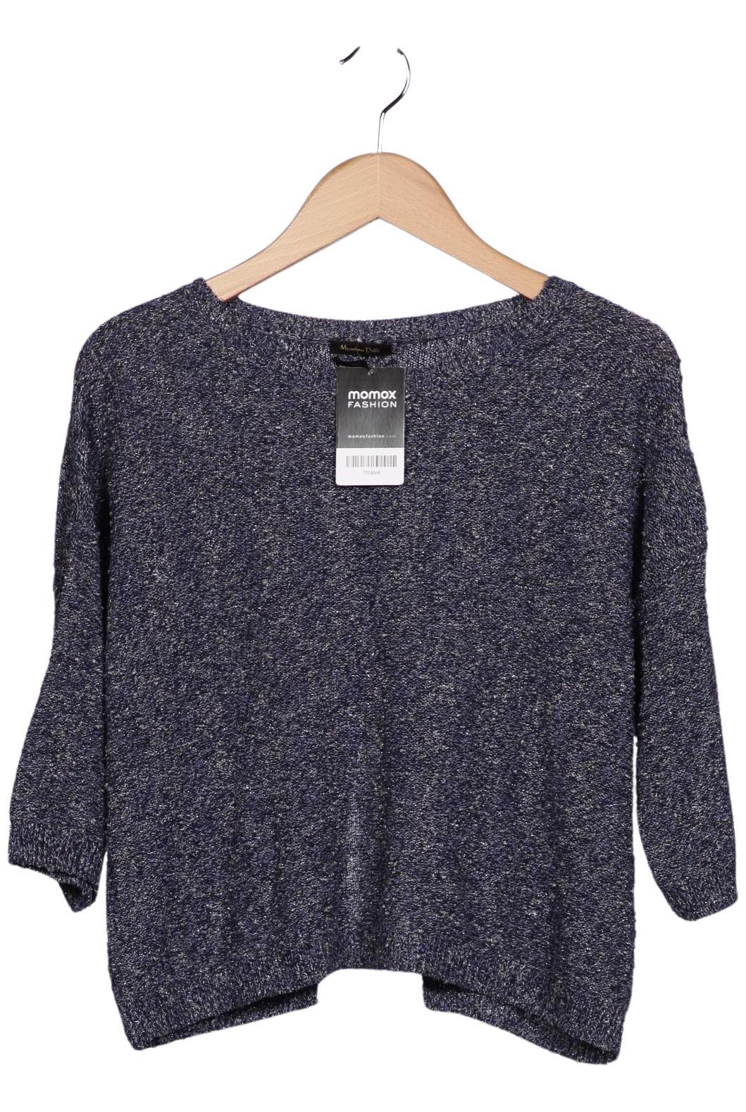

Massimo Dutti Damen Pullover, marineblau, Gr. 36