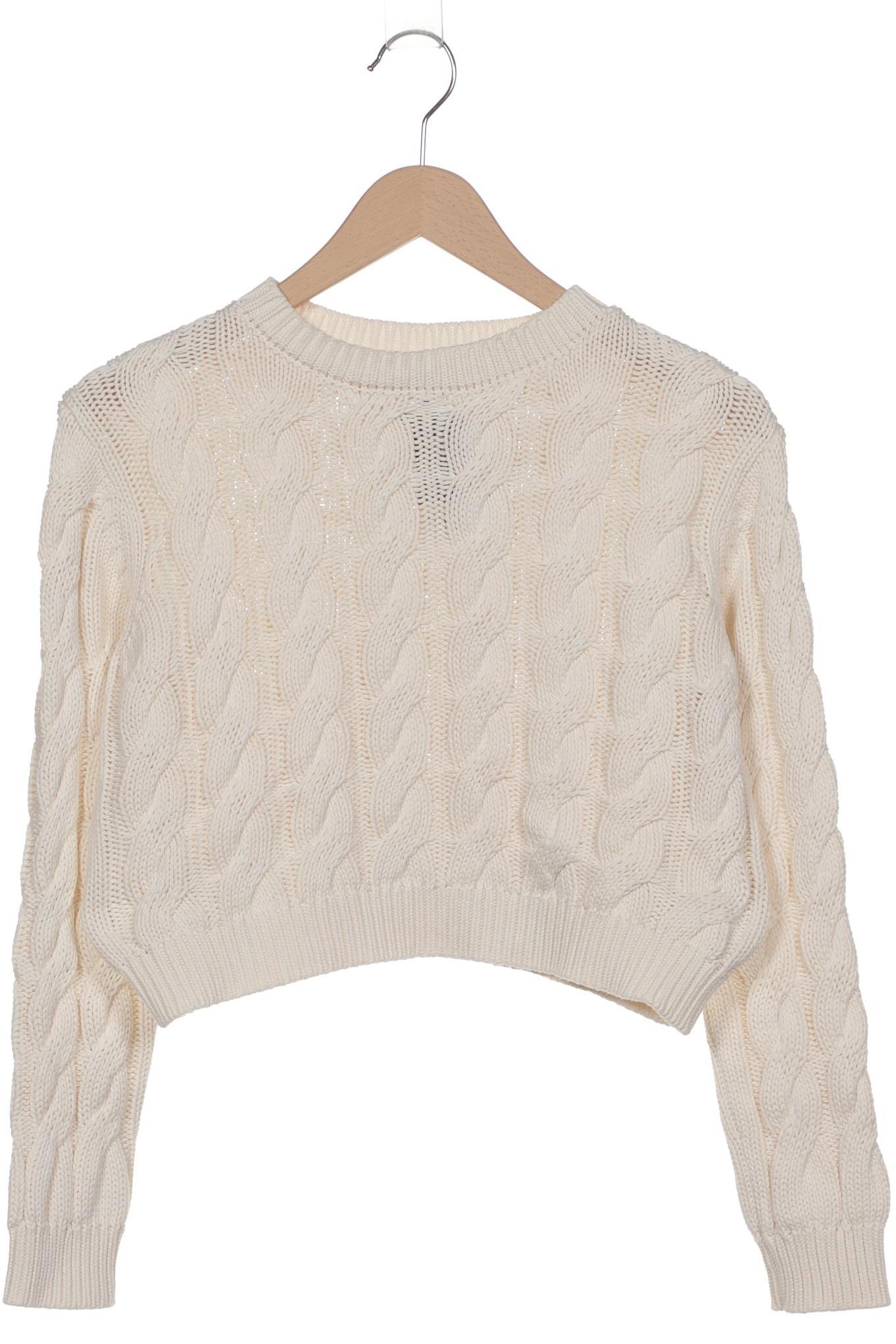 

Massimo Dutti Damen Pullover, cremeweiß, Gr. 36