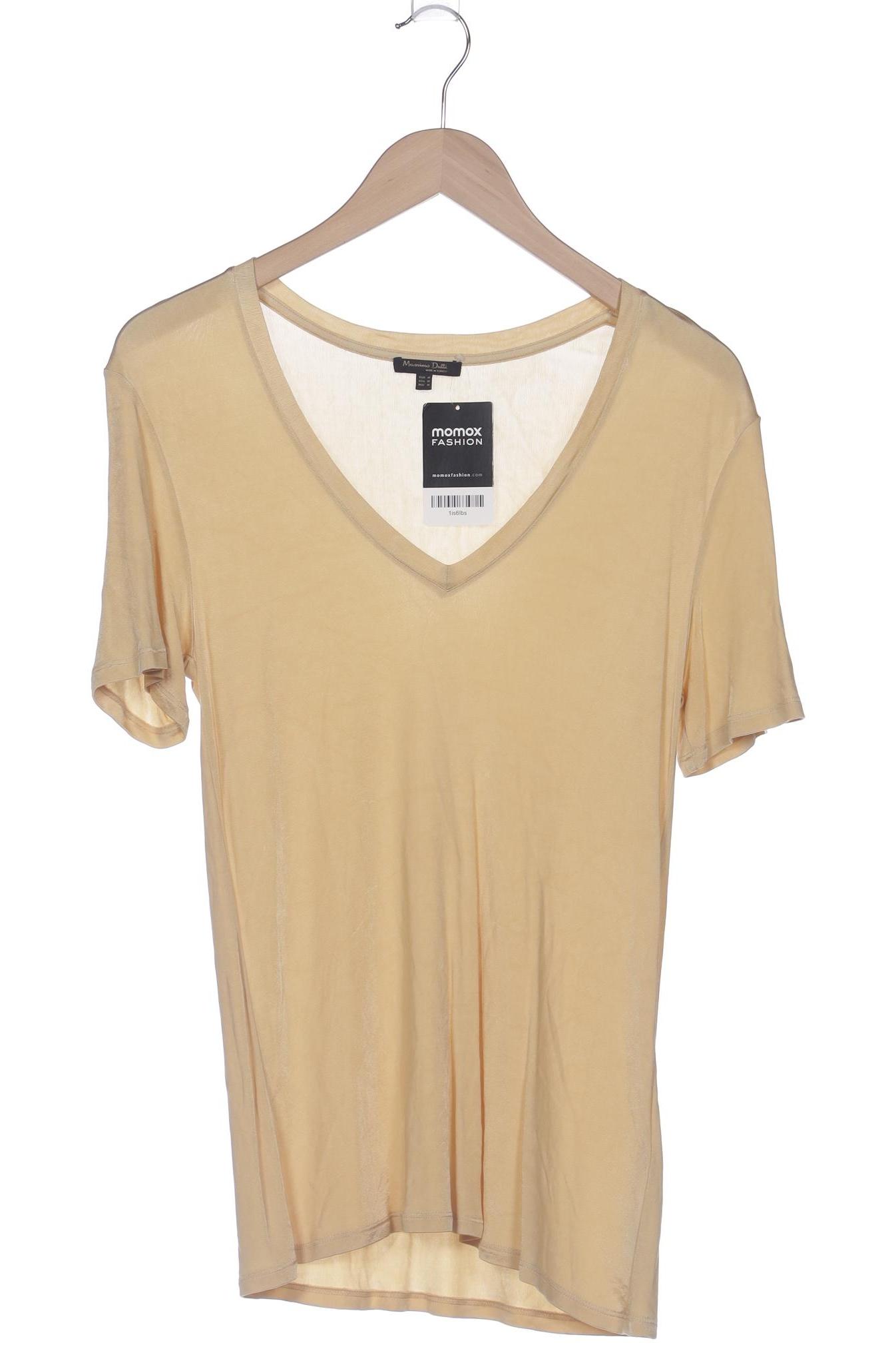 

Massimo Dutti Damen T-Shirt, gelb, Gr. 38