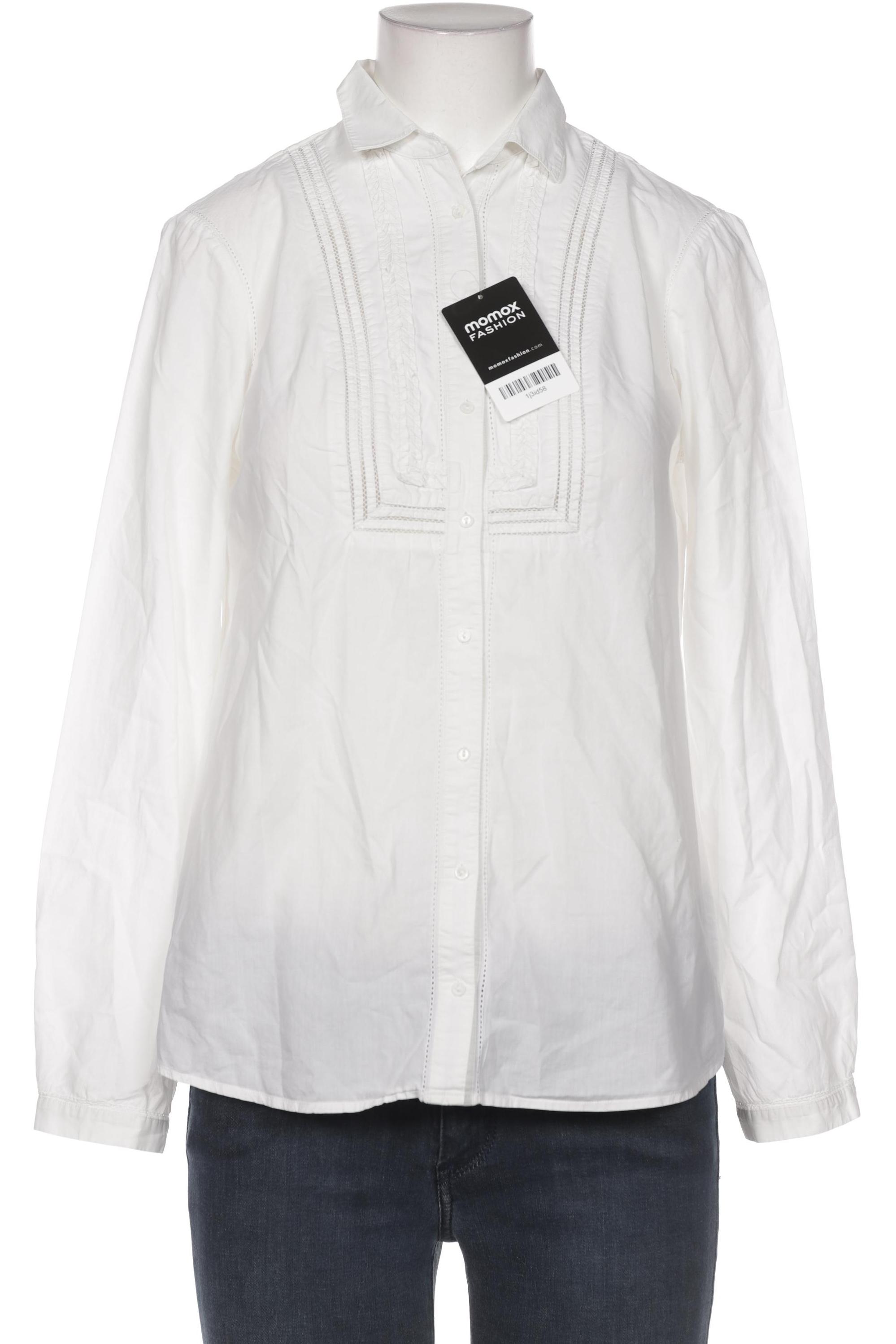 

Massimo Dutti Damen Bluse, weiß, Gr. 36
