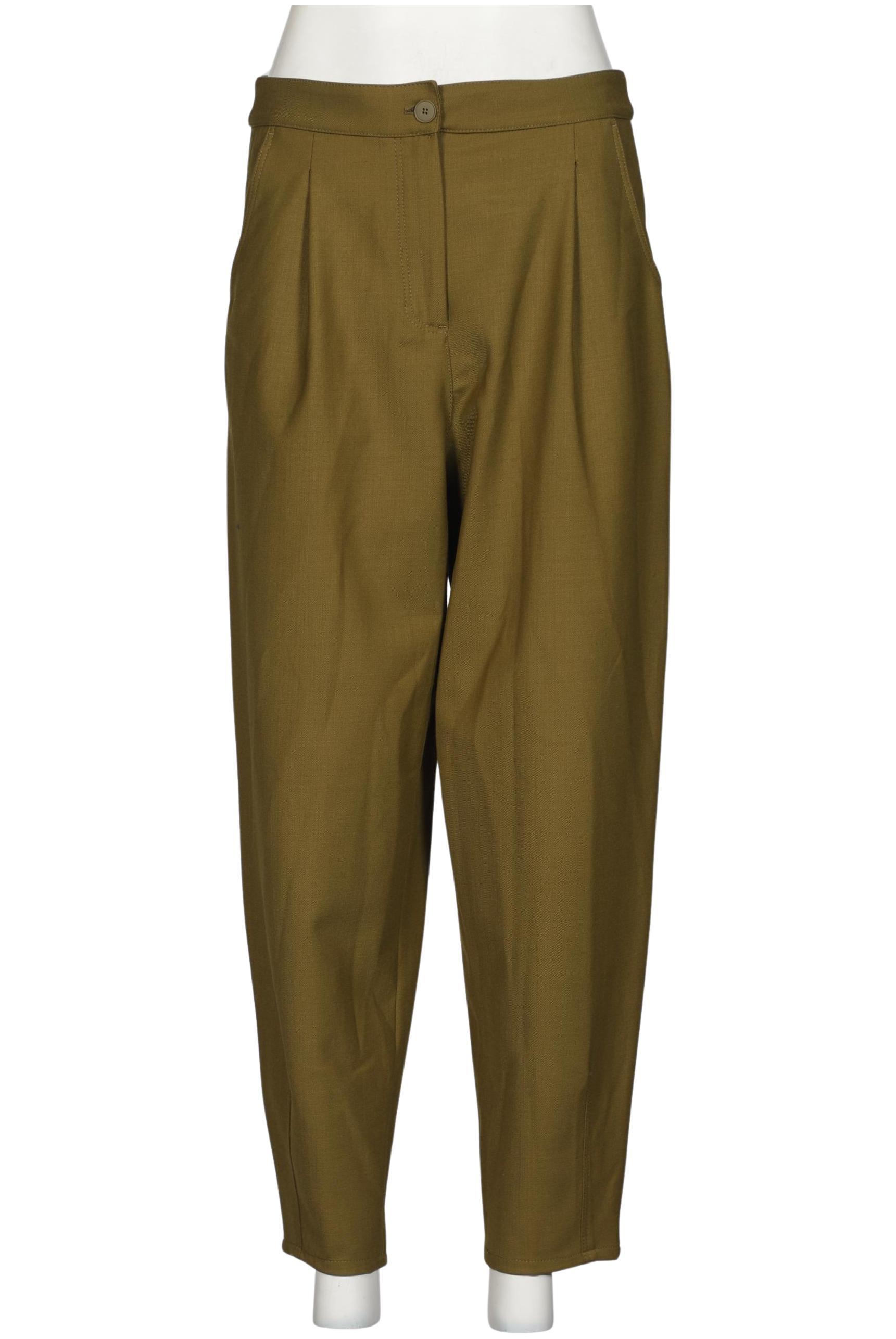 

Massimo Dutti Damen Stoffhose, grün, Gr. 40