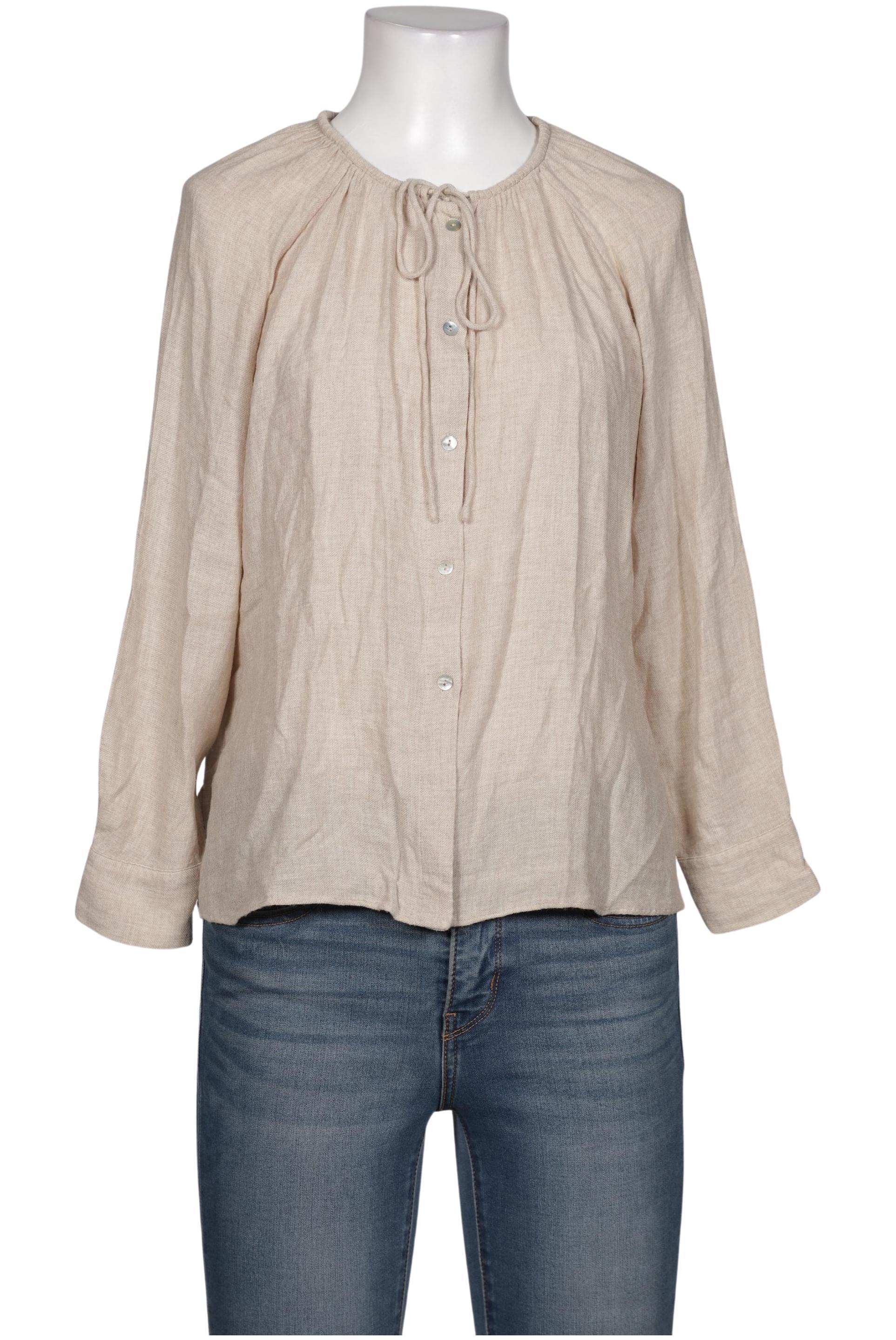 

Massimo Dutti Damen Bluse, beige, Gr. 34