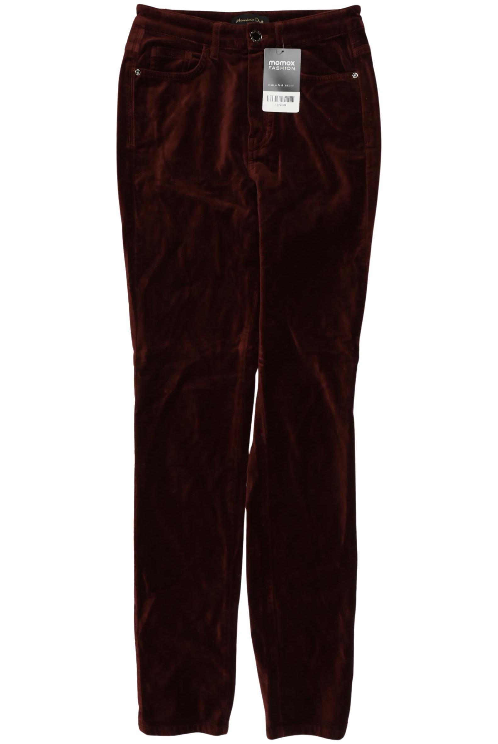 

Massimo Dutti Damen Stoffhose, bordeaux, Gr. 34